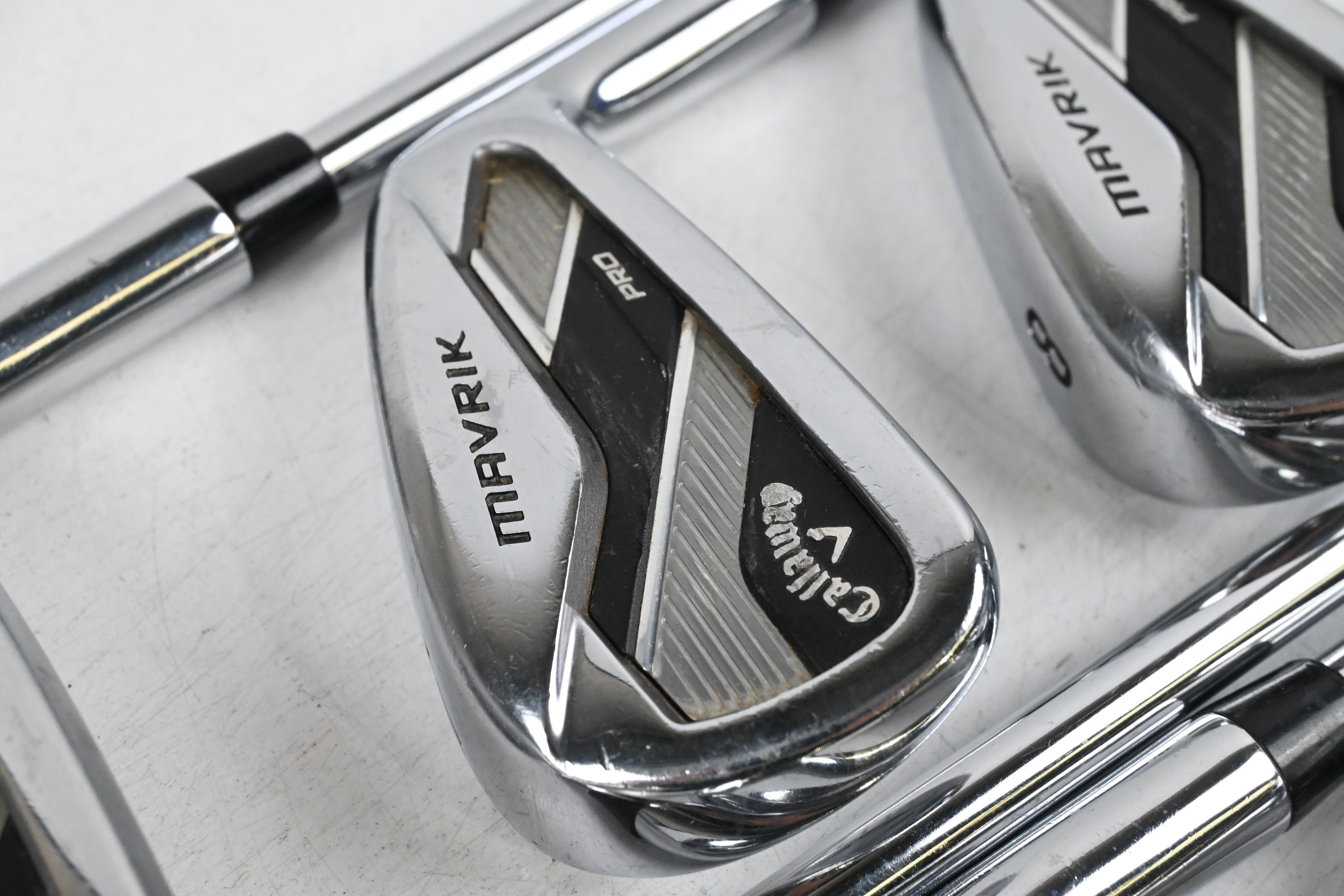 Callaway Mavrik Pro Irons / 6-PW+GW / Stiff Flex Elevate 105 Shafts