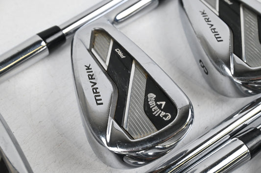 Callaway Mavrik Pro Irons / 6-PW+GW / Stiff Flex Elevate 105 Shafts