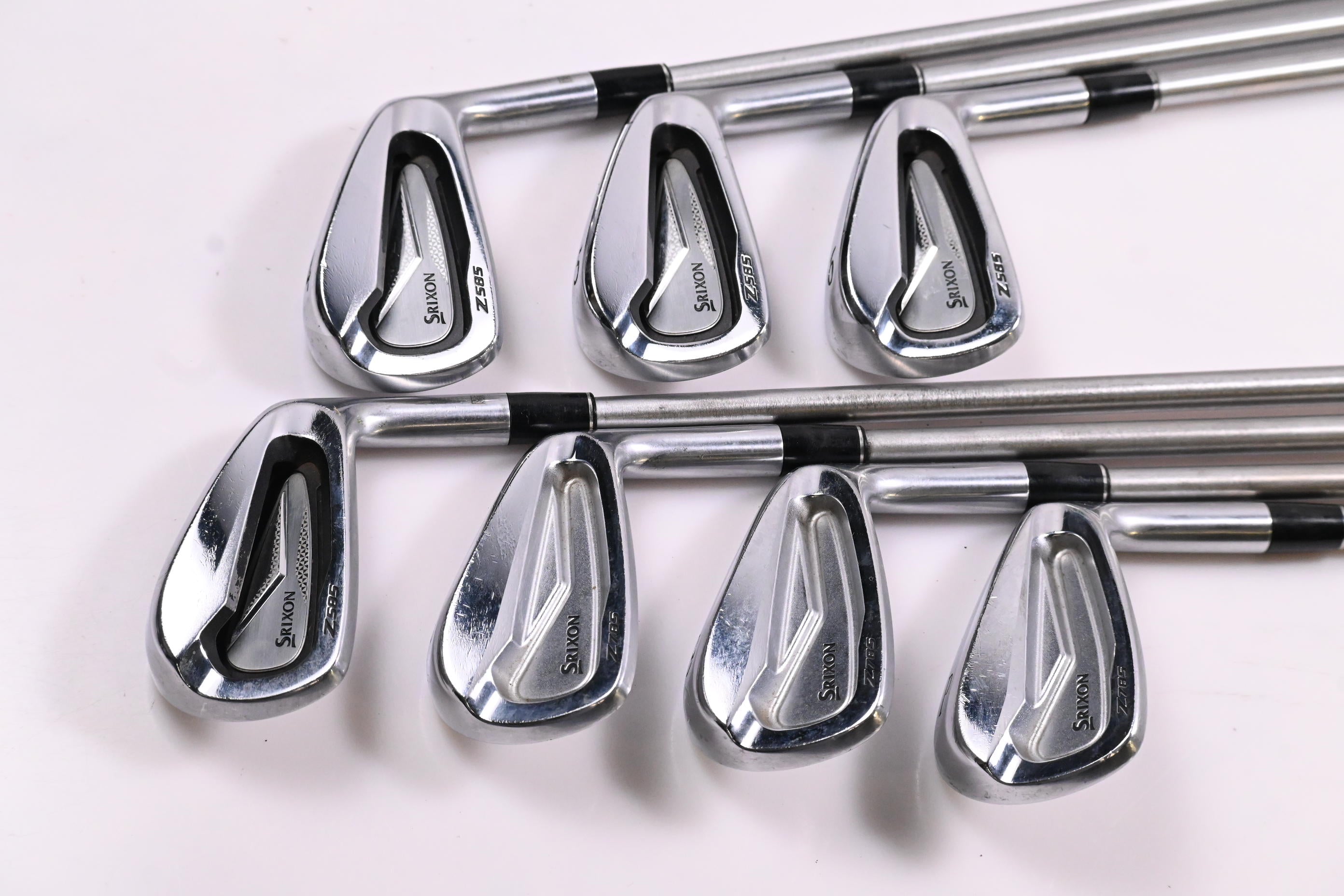 Srixon Z-585/Z-785 Irons / 4-PW / Stiff Flex KBS Tour C-Taper Lite 110 Shafts