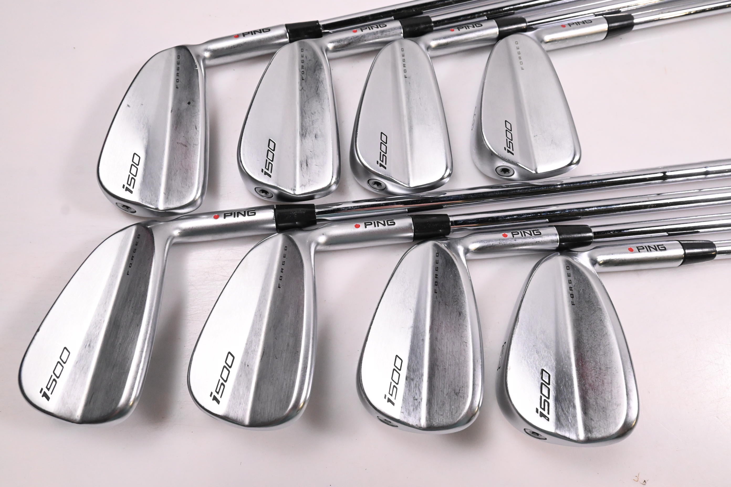 Ping i500 Irons / 3-PW / Red Dot / Stiff Flex N.S.Pro Modus3 Tour 105 Shafts