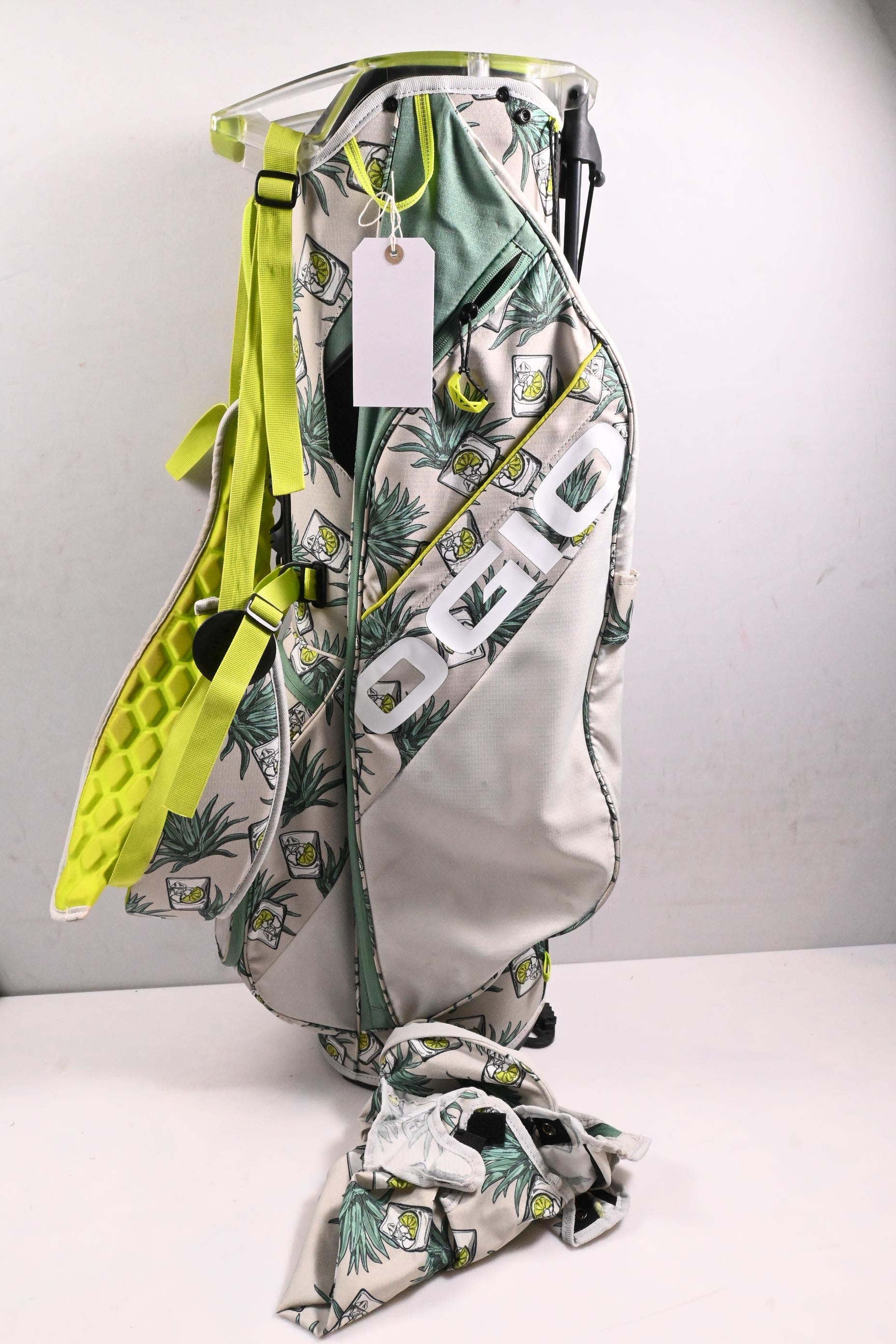 Ogio All Elements Stand Bag / 4-Way Divider / White, Green, Yellow