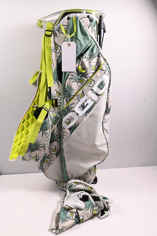 Ogio All Elements Stand Bag / 4-Way Divider / White, Green, Yellow