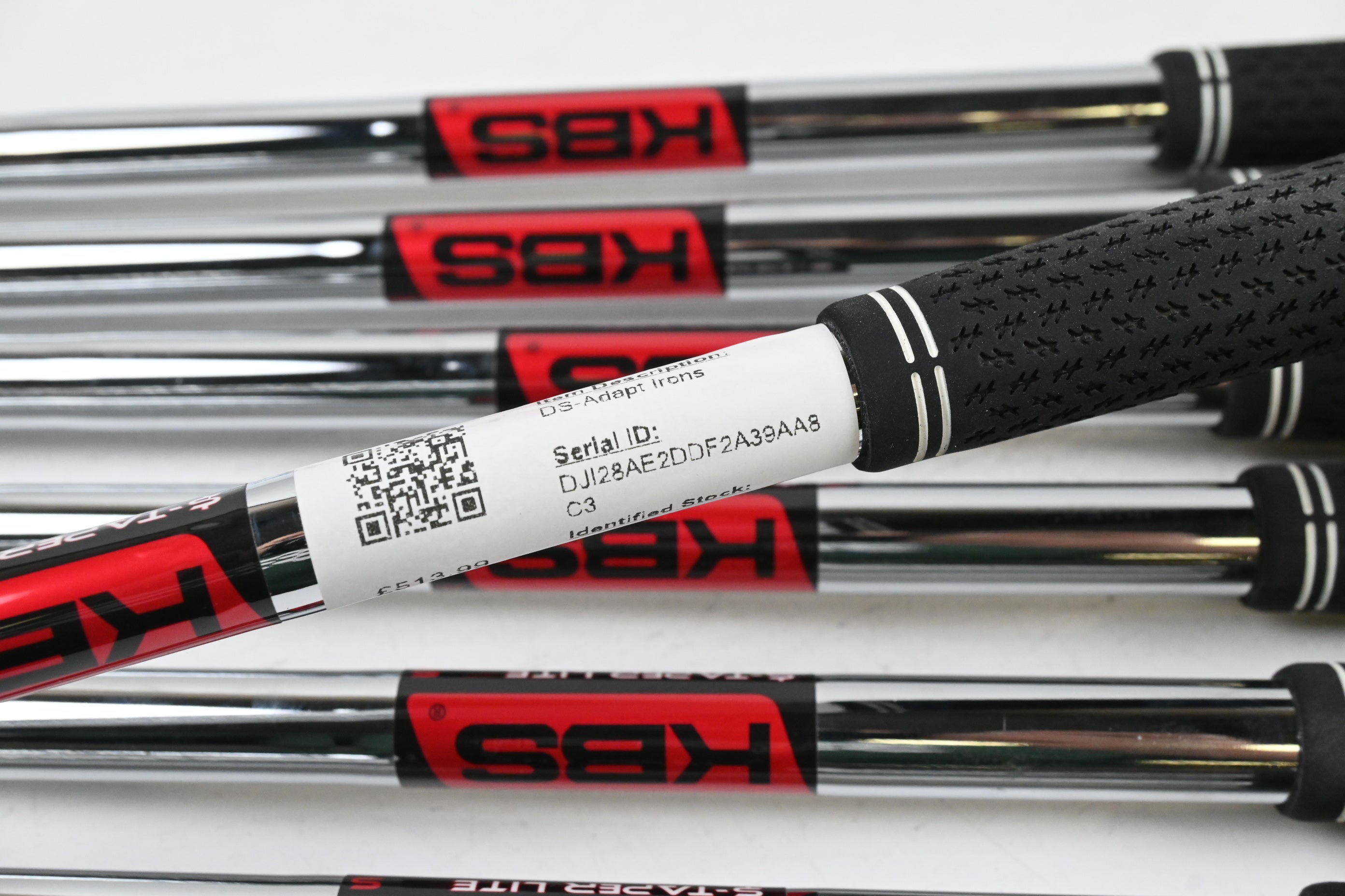 Cobra DS-Adapt Irons / 5-PW+GW / Stiff Flex KBS S-Taper Lite Shafts