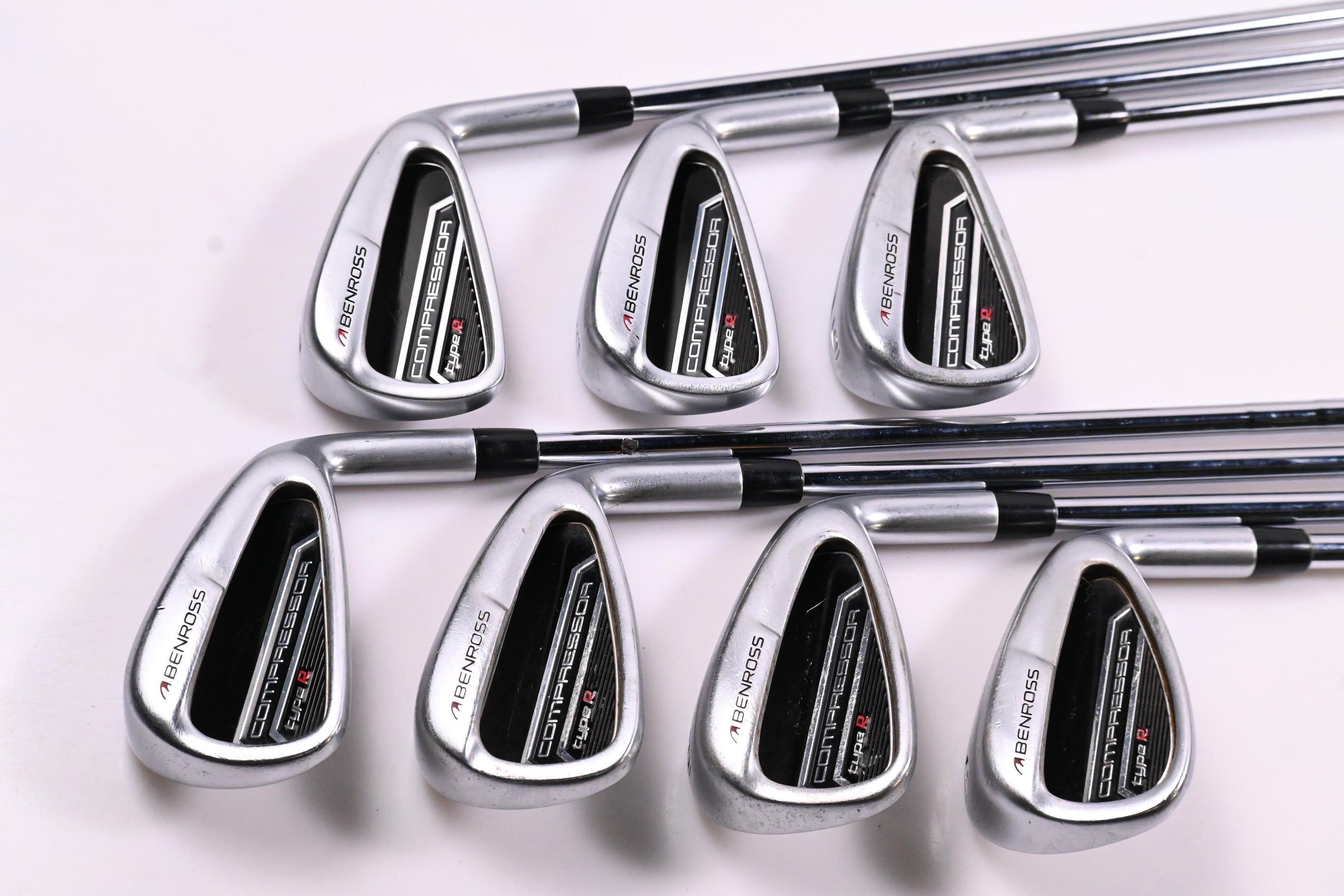 Benross HTX Compressor Type R Irons / 4-PW / Regular Flex KBS Tour 90 Shafts