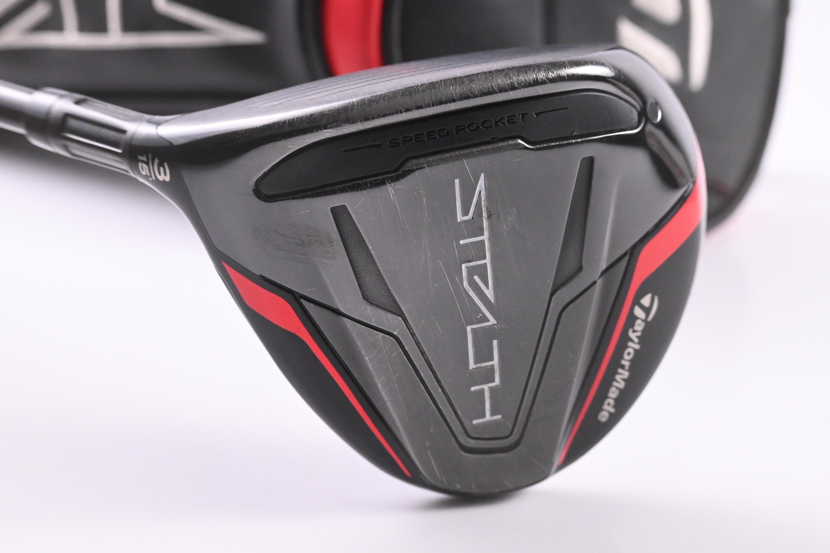 Left Hand Taylormade Stealth #3 Wood / 15 Degree / Regular Flex Ventus Red 5