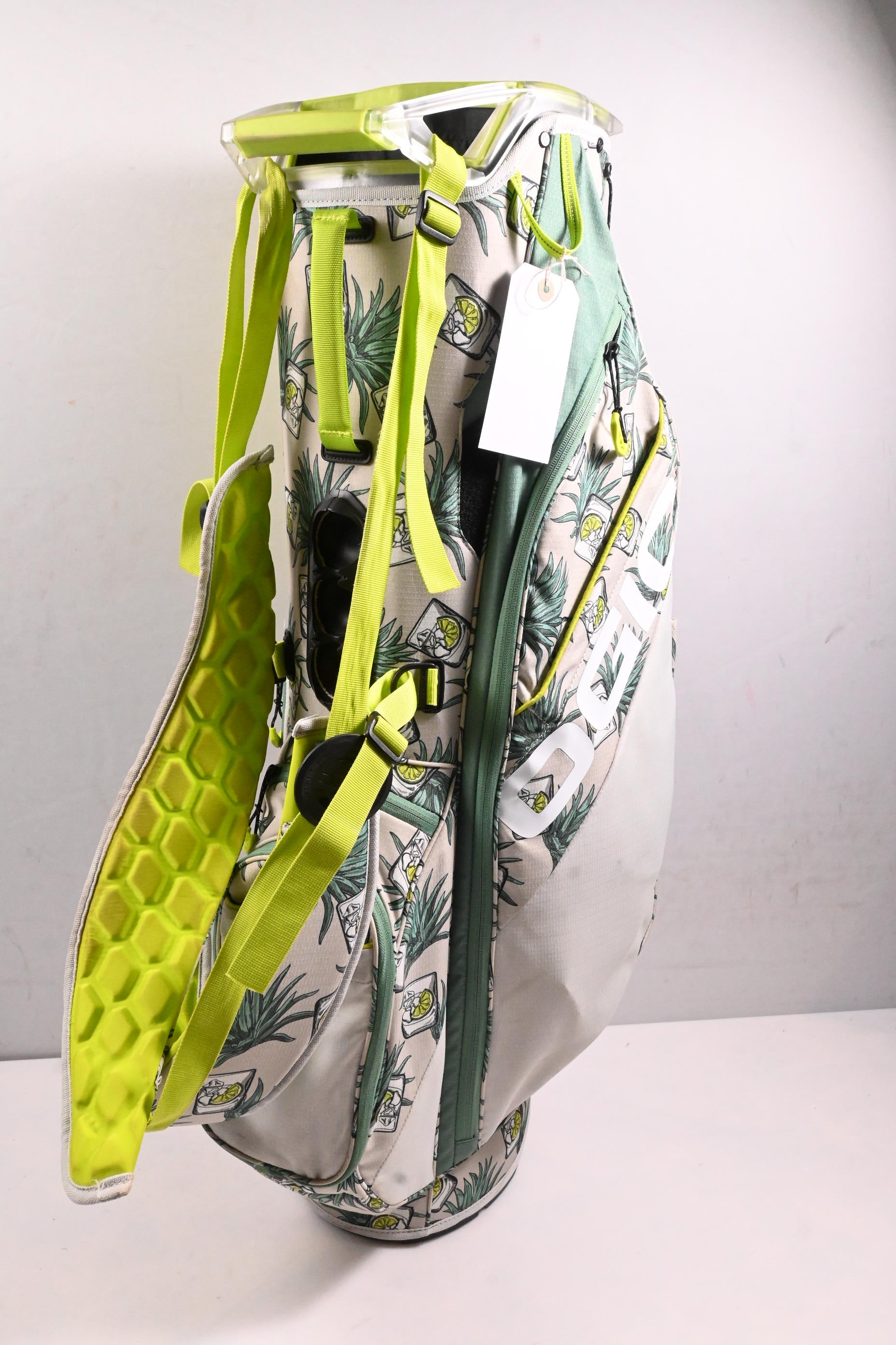 Ogio All Elements Stand Bag / 4-Way Divider / White, Green, Yellow