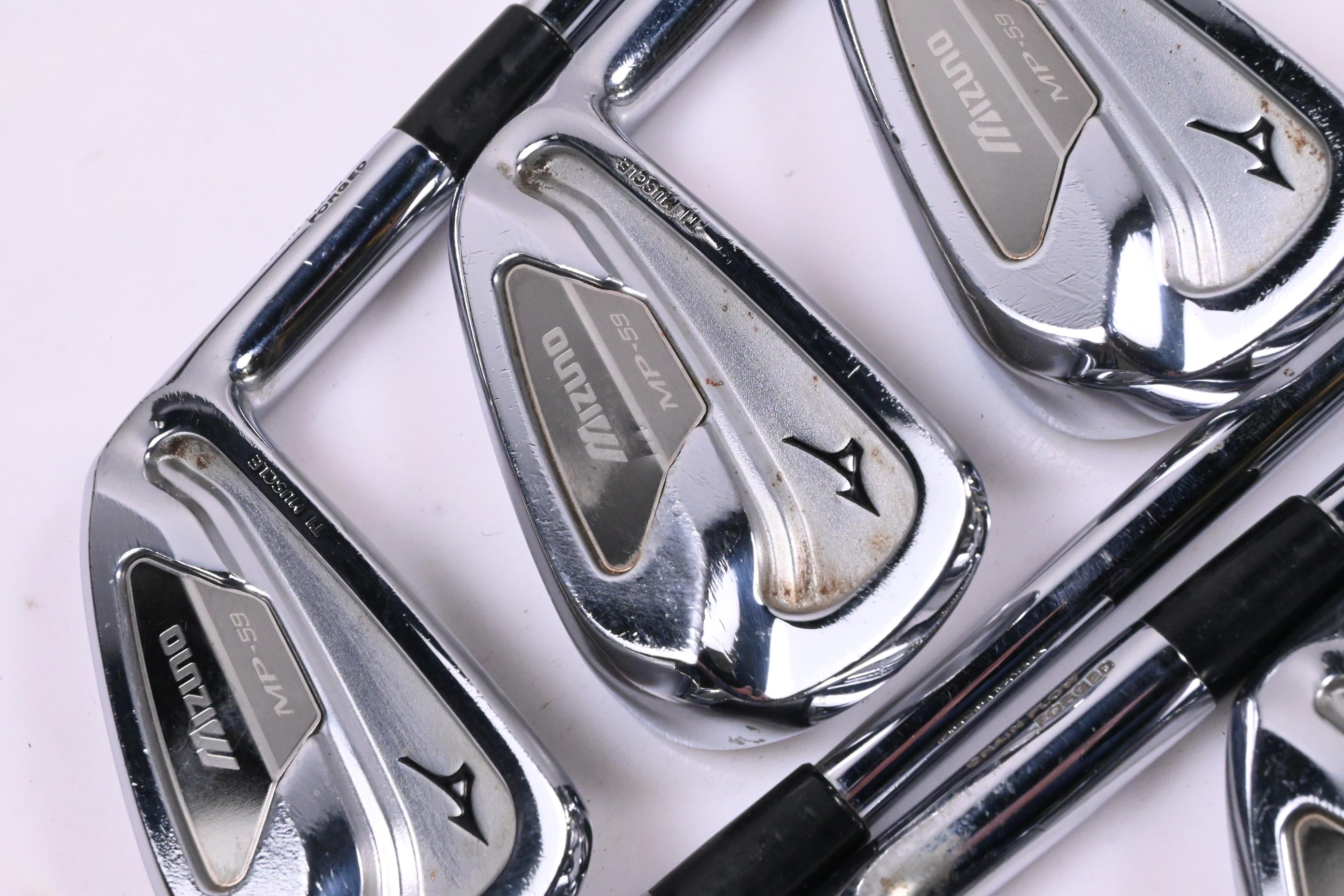Mizuno MP-59 Irons / 4-PW / Stiff Flex Dynamic Gold S300 Shafts