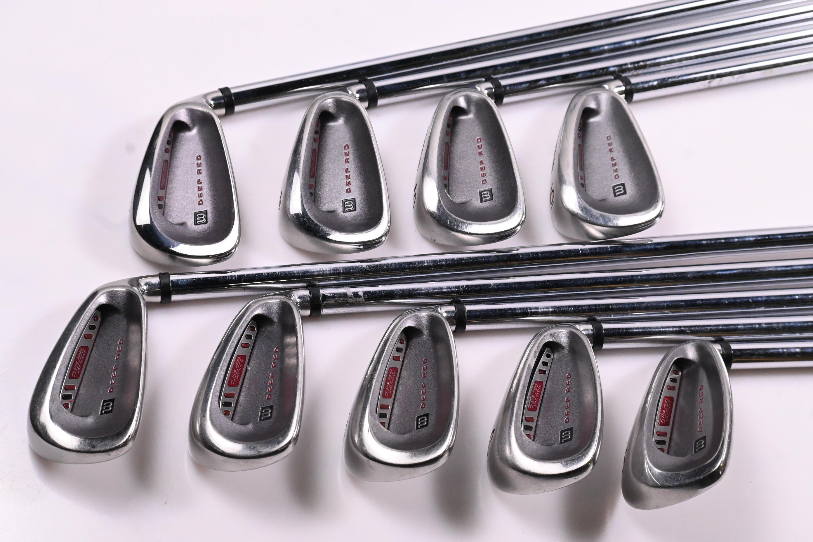 Wilson Deep Red Irons / 3-PW+SW / Regular Flex Wilson Fat Shafts