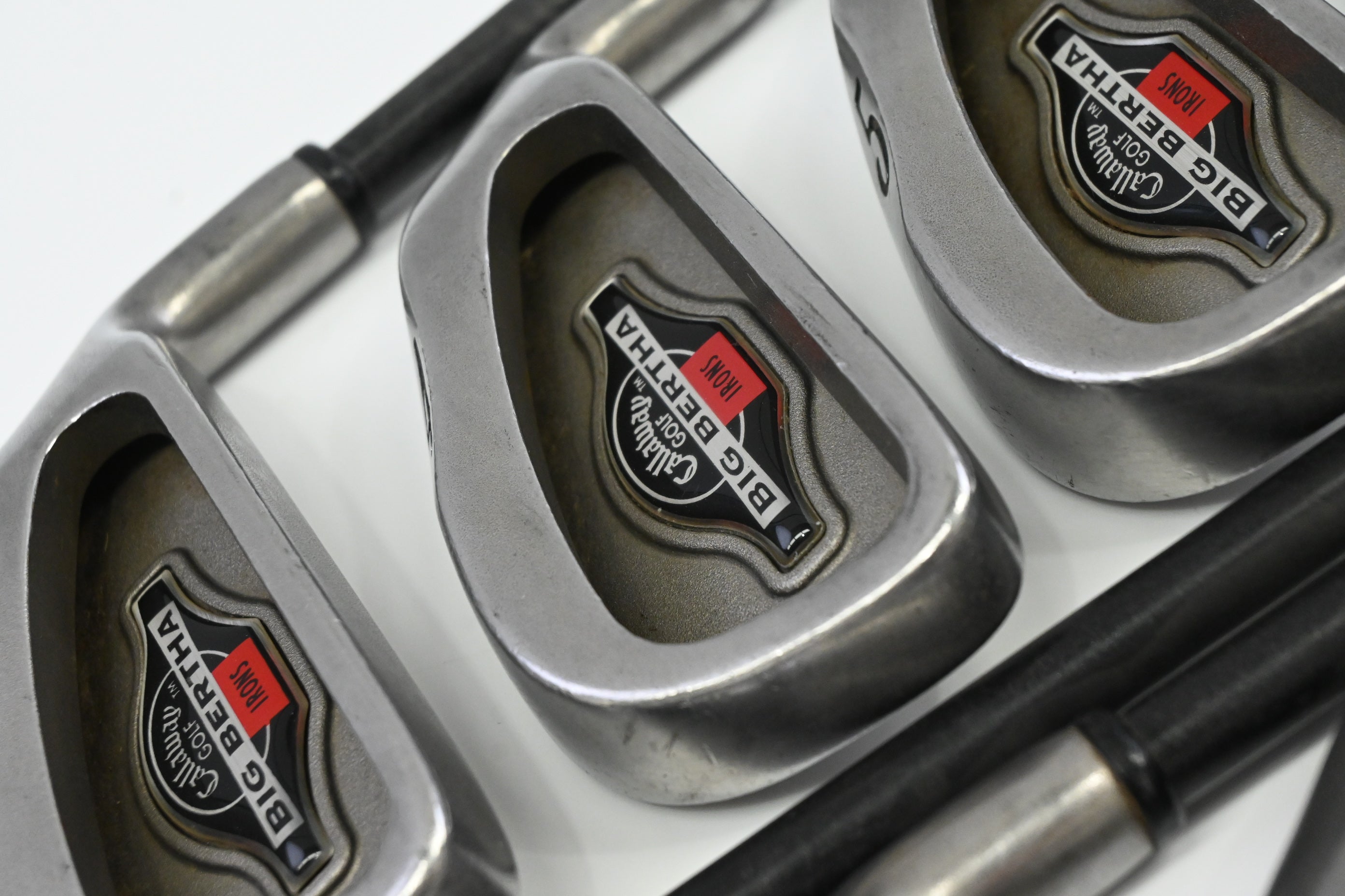 Callaway Big Bertha 1996 Irons / 3-PW+SW / Regular Flex Callaway RCH 96 Shafts