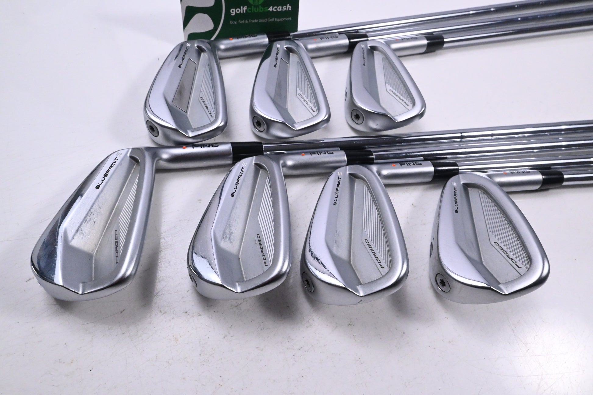 Ping Blueprint S Irons / 4-PW / Orange Dot / Stiff Flex KBS Tour 120 Shafts