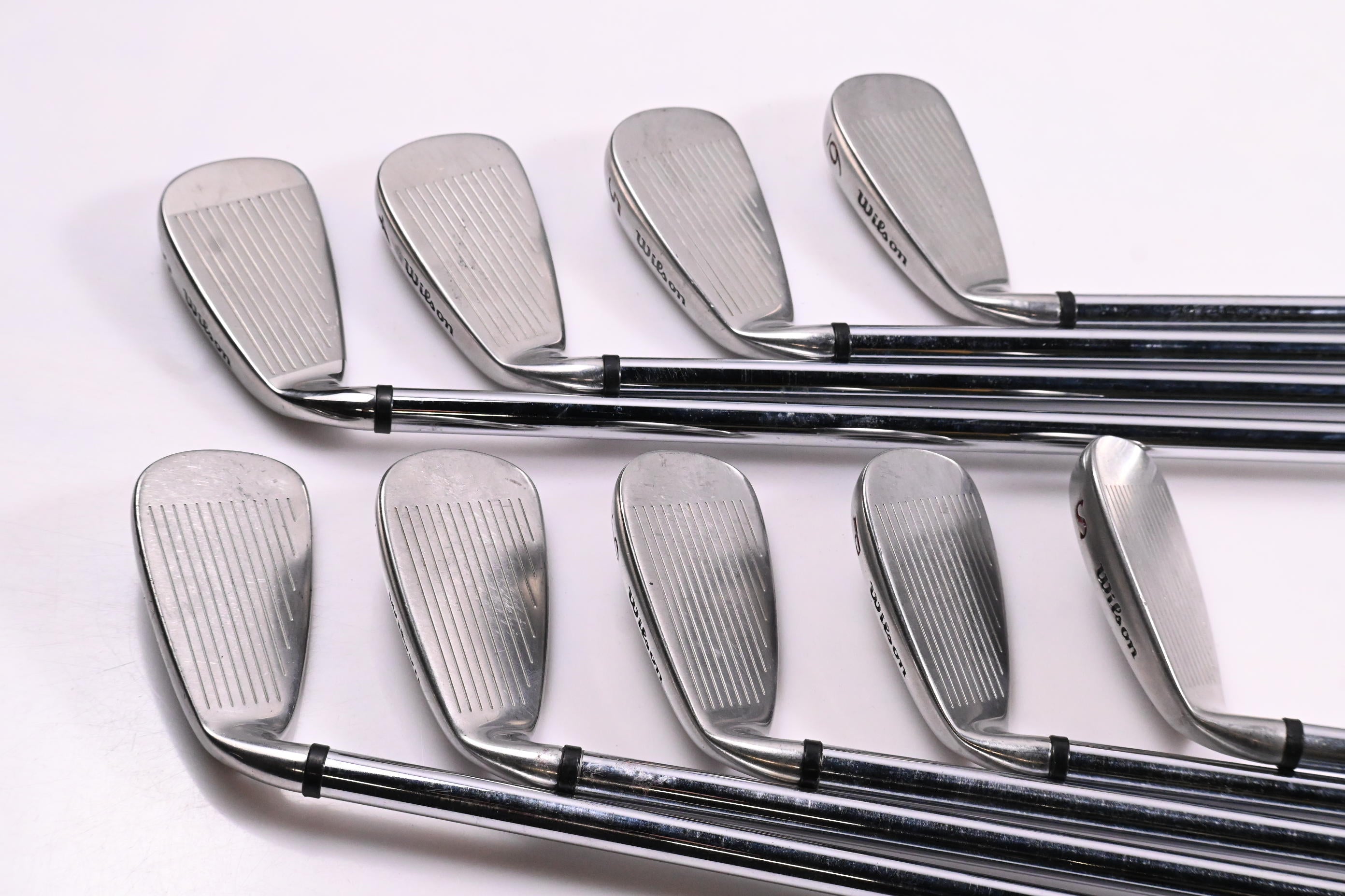 Wilson Deep Red Irons / 3-PW+SW / Regular Flex Wilson Fat Shafts