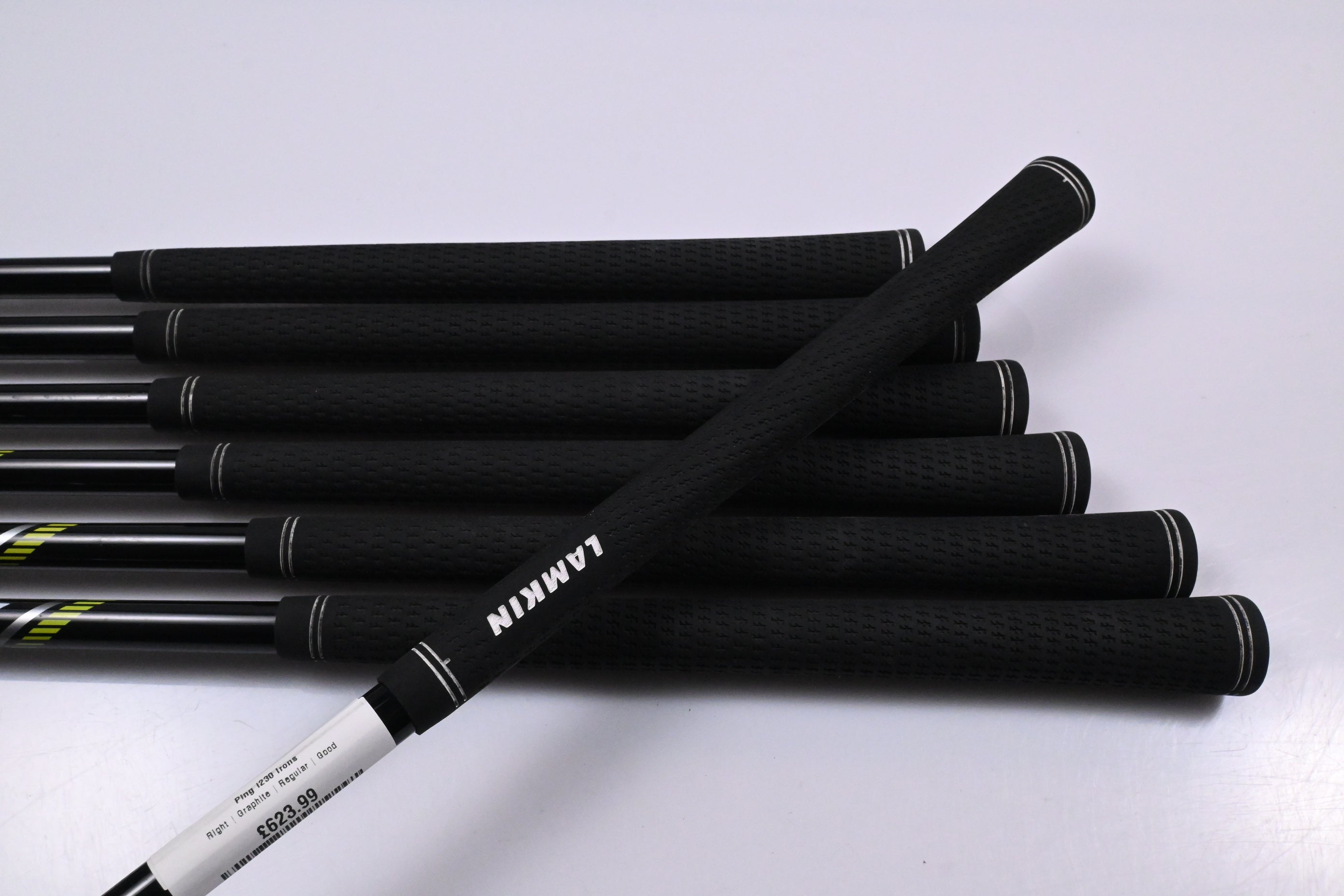 Ping i230 Irons / 4-PW / Orange Dot / Regular Flex Ping ALTA CB Black AWT Shafts