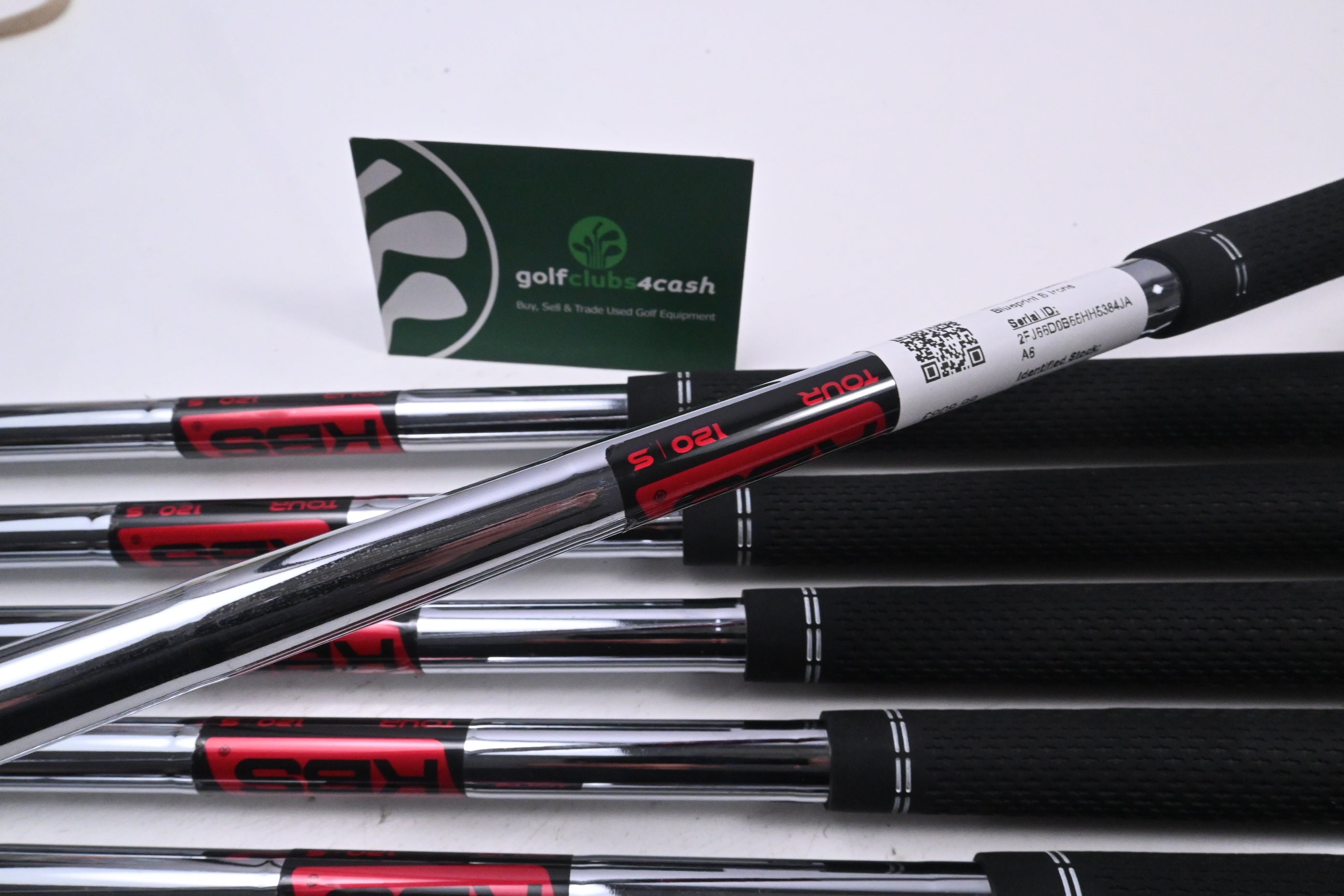 Ping Blueprint S Irons / 4-PW / Orange Dot / Stiff Flex KBS Tour 120 Shafts