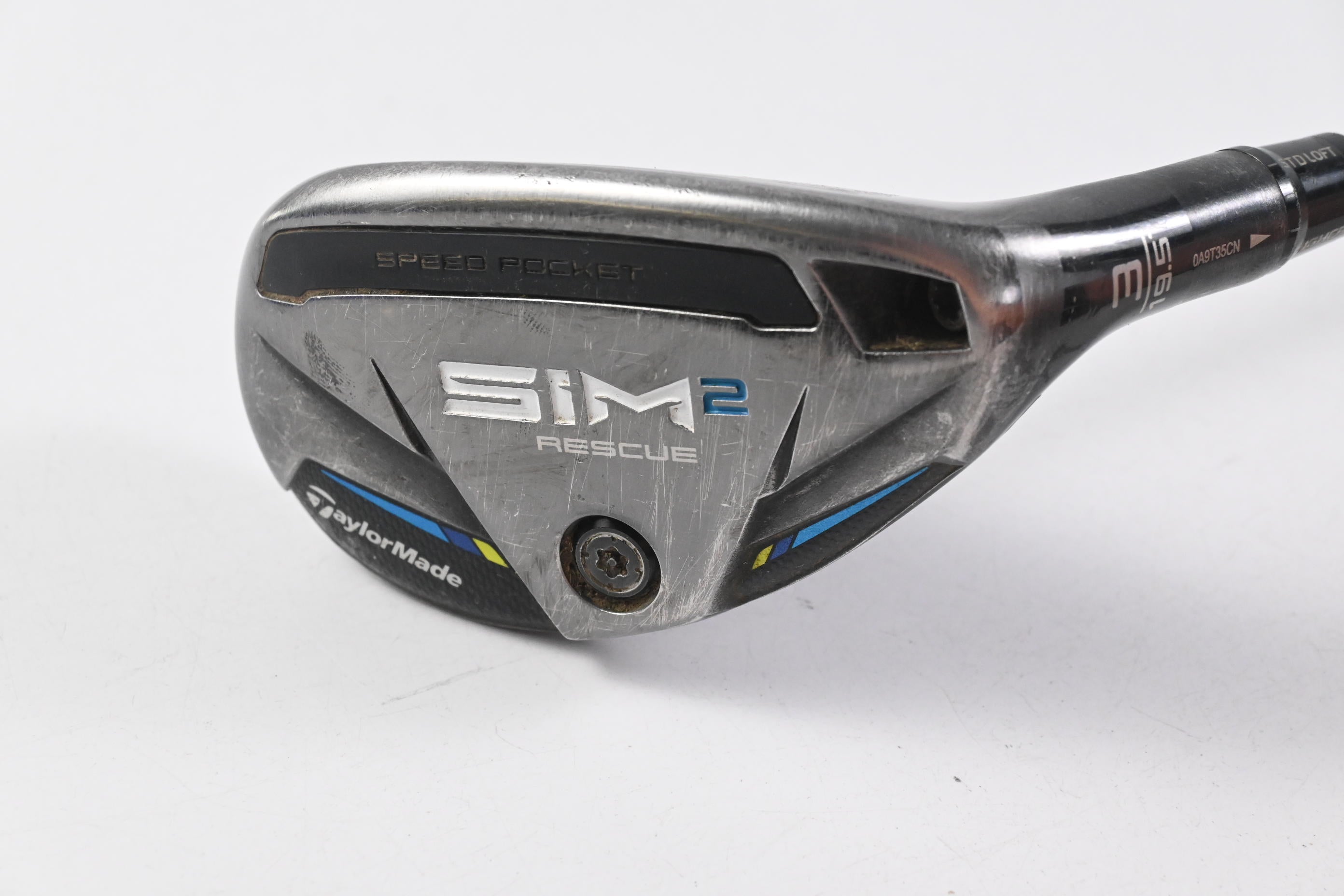 Taylormade SIM2 #3 Hybrid / 19.5 Degree / Stiff Flex HZRDUS Smoke Black RDX 80