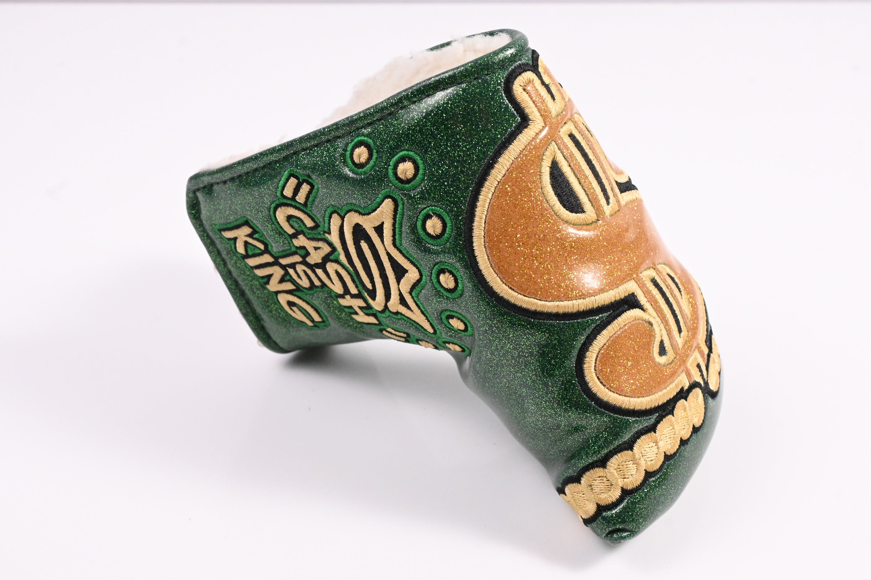 Scotty Cameron Cash is King / Putter Headcover / Mid-Mallet / Green & Gold