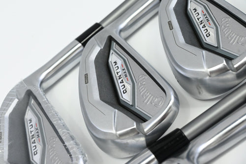 Callaway Quantum Max Irons / 4-PW+AW / Regular Flex Denali Frost Silver 60