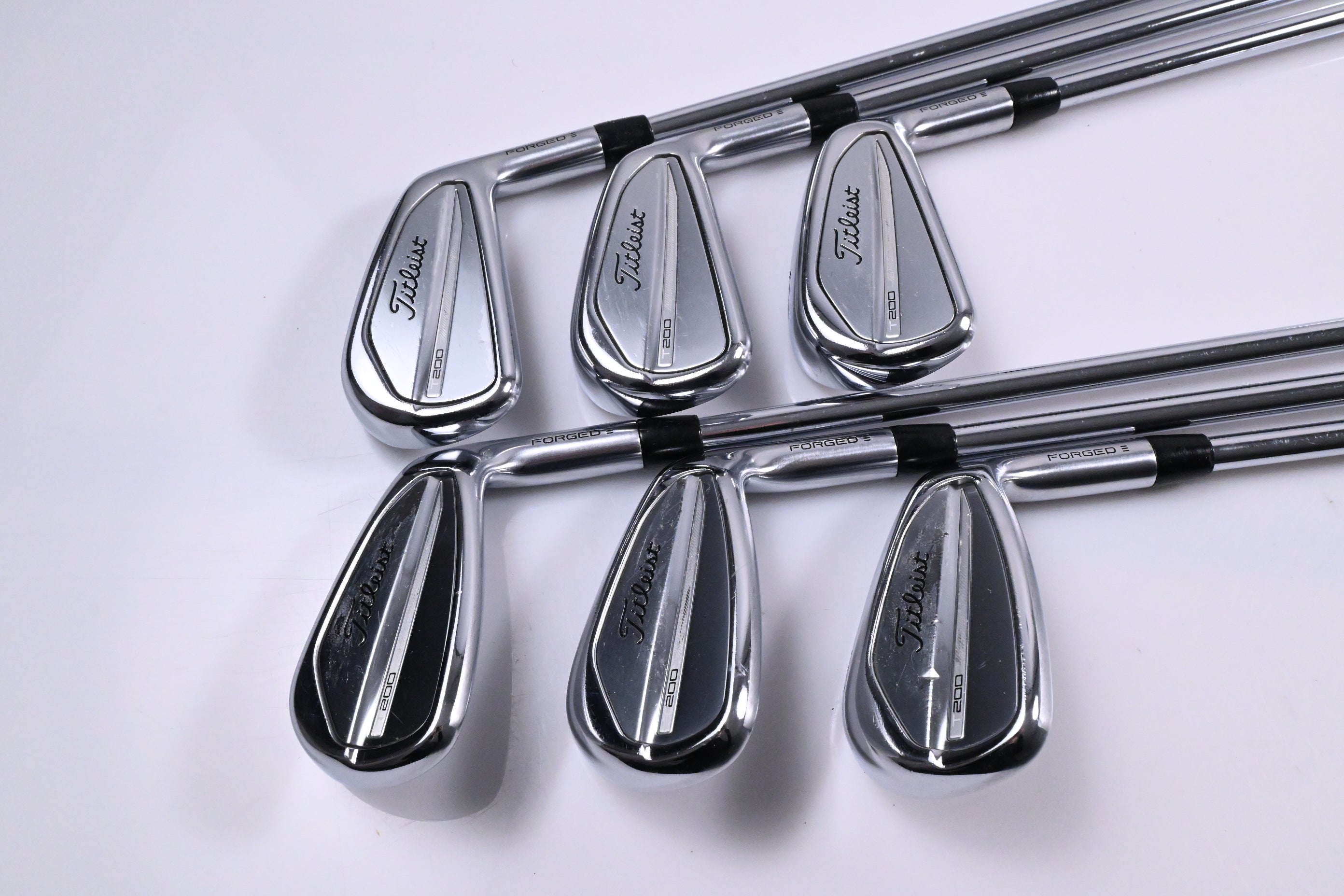 Titleist T200 2023 Irons / 6-PW+48° / Stiff Flex AMT Black S300 Shafts