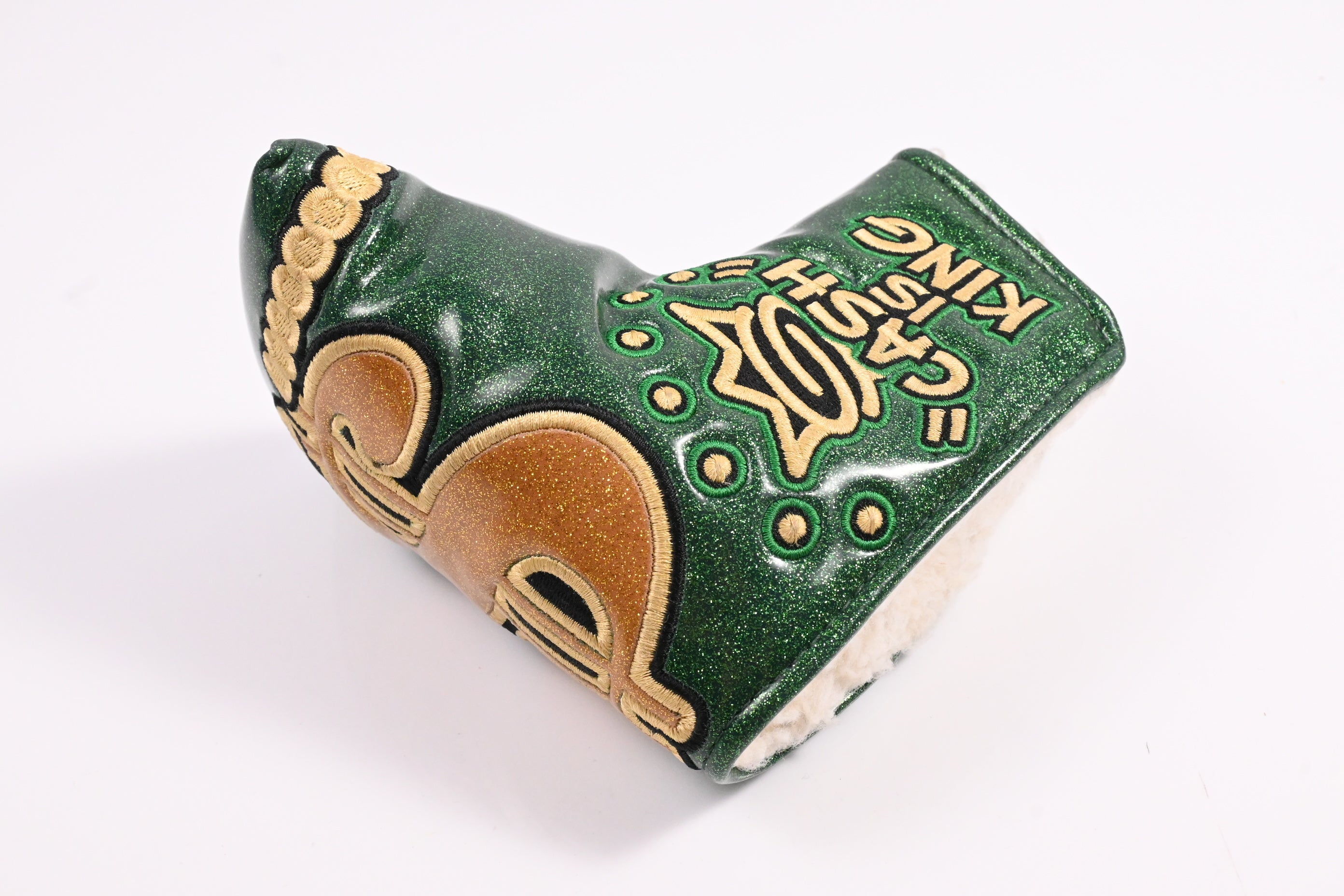 Scotty Cameron Cash is King / Putter Headcover / Mid-Mallet / Green & Gold