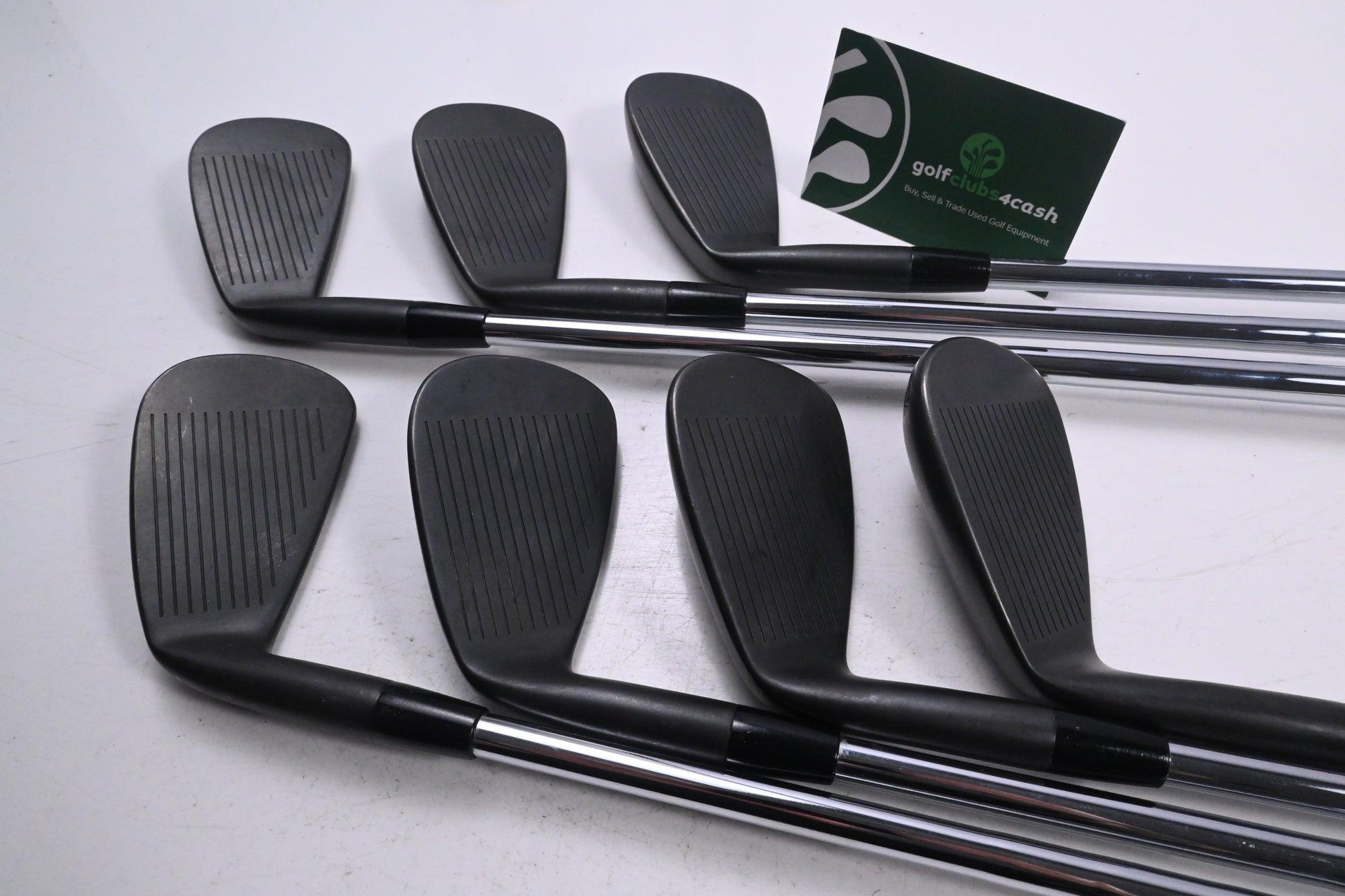 Cobra King Forged Tec 2023 Black Irons / 4-PW / Stiff Flex KBS $-Taper Lite