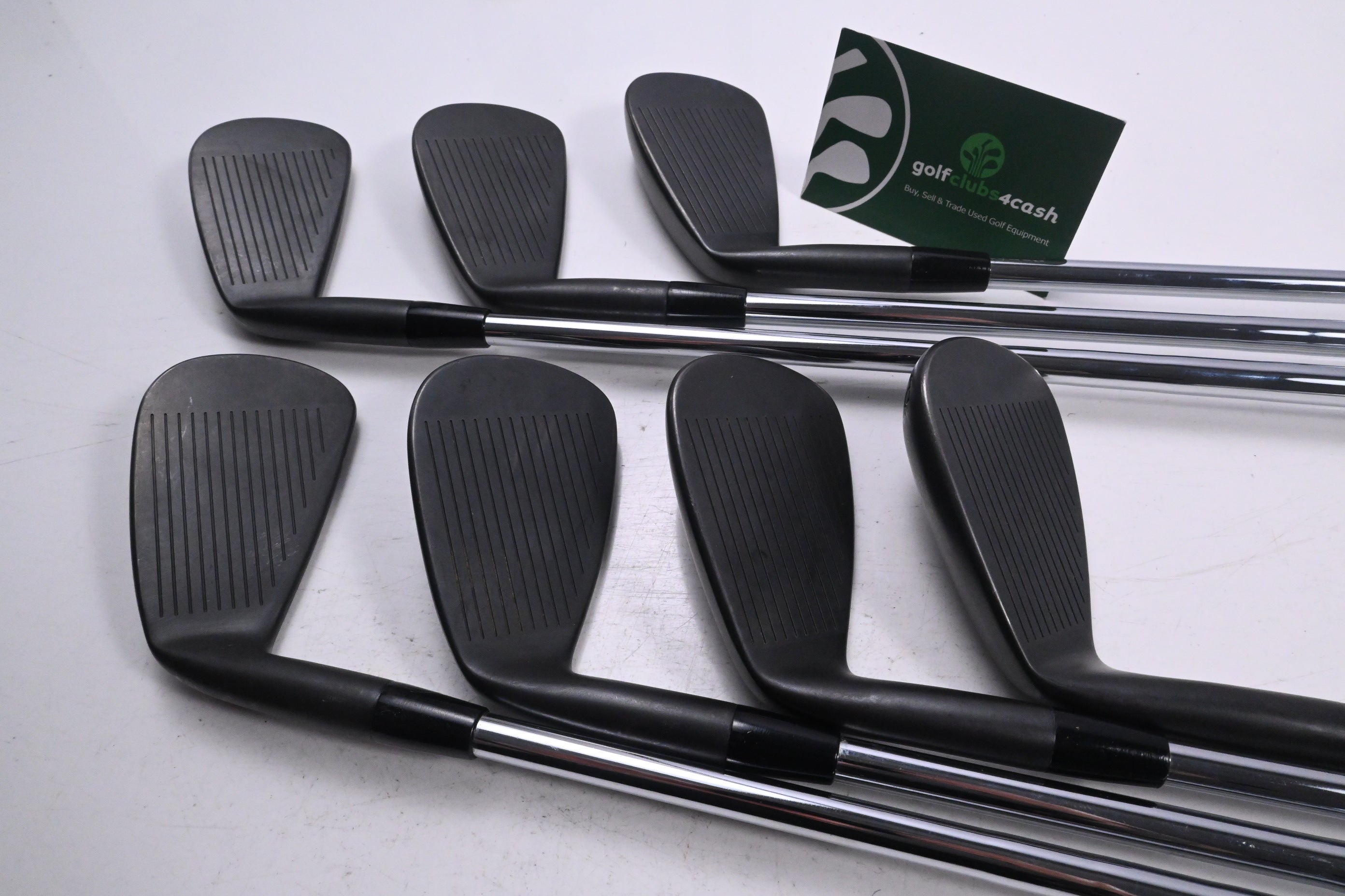 Cobra King Forged Tec 2023 Black Irons / 4-PW / Stiff Flex KBS $-Taper Lite