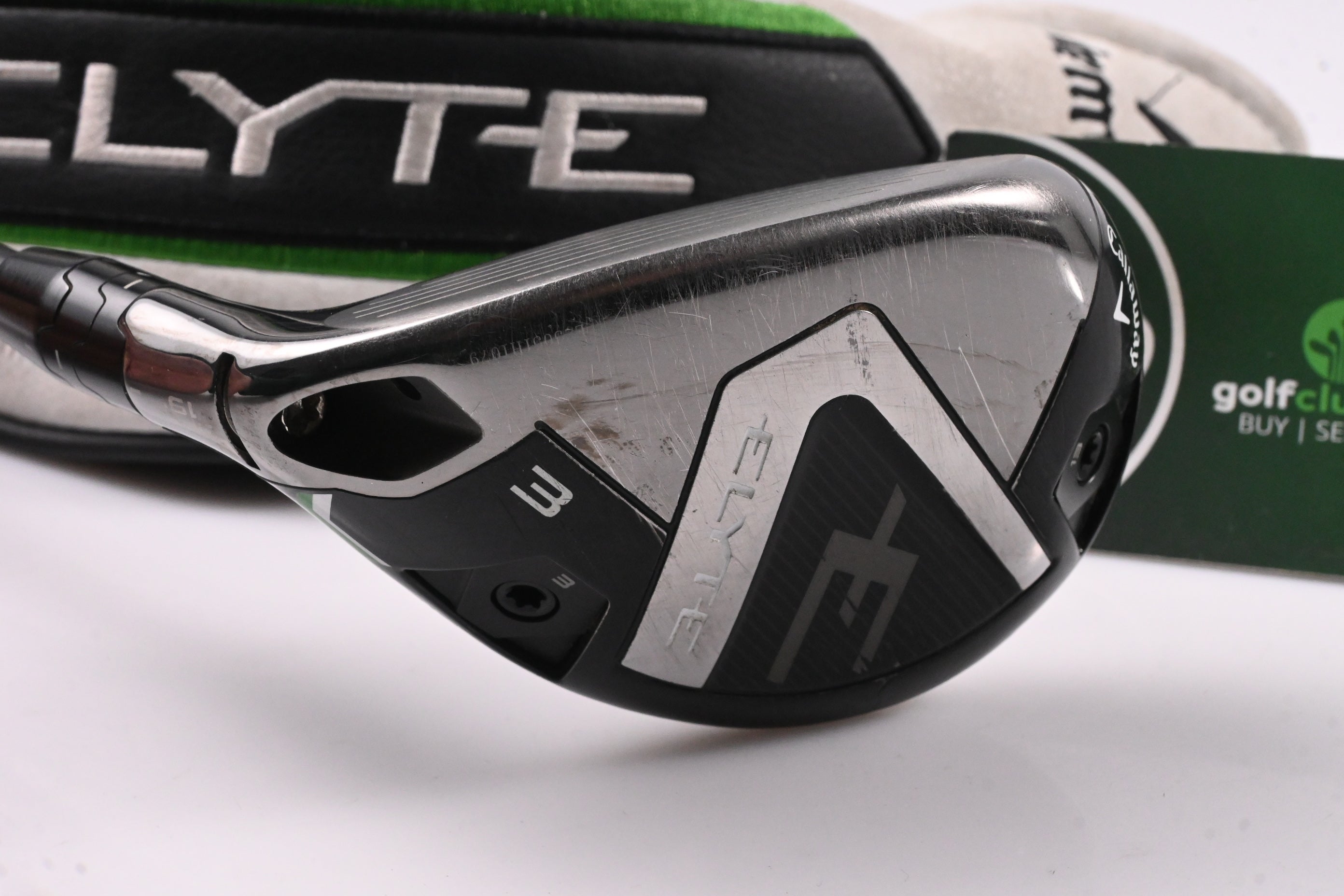 Left Hand Callaway Elyte #3 Hybrid / 19 Degree / Regular Flex KBS PG Hybrid 75