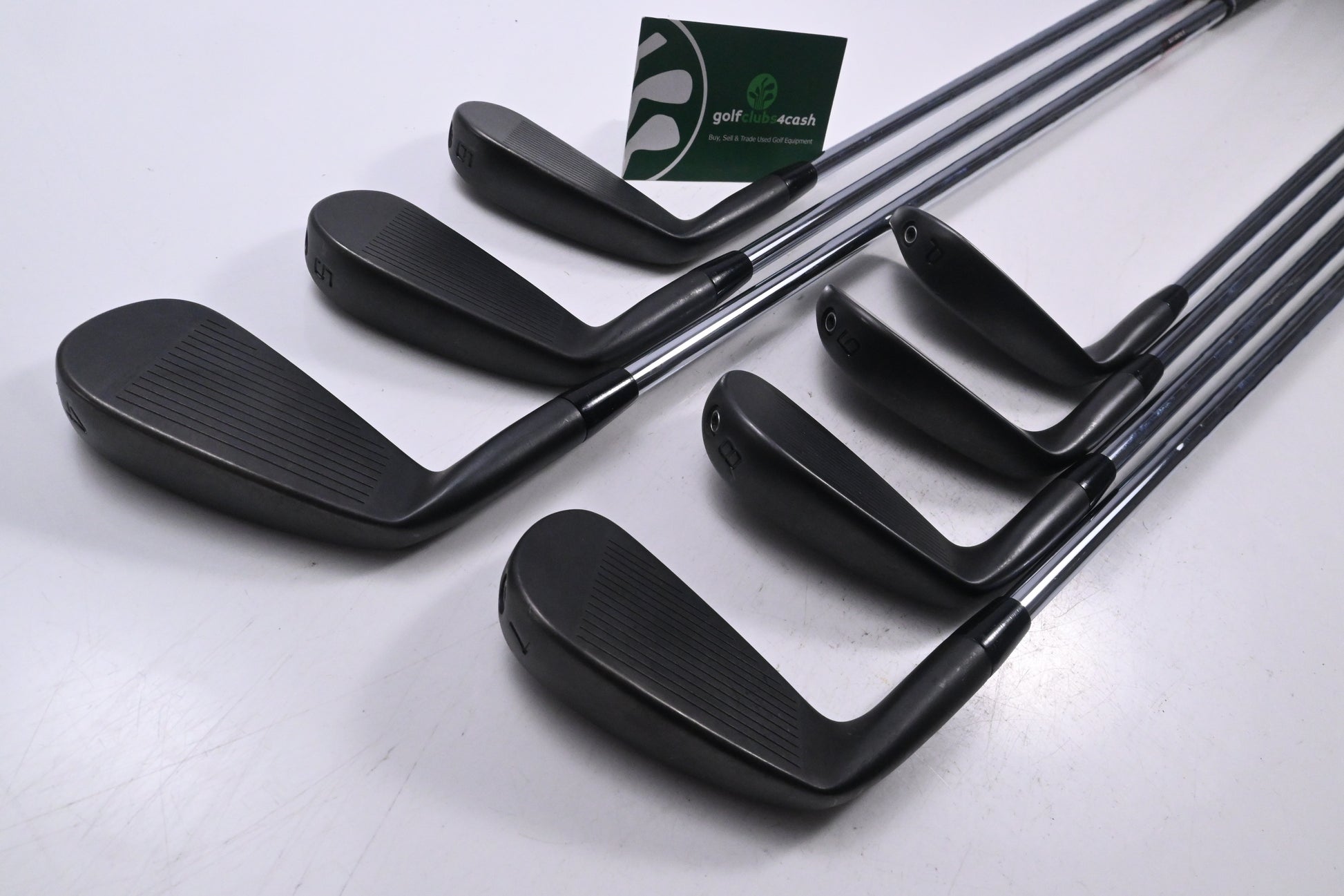 Cobra King Forged Tec 2023 Black Irons / 4-PW / Stiff Flex KBS $-Taper Lite