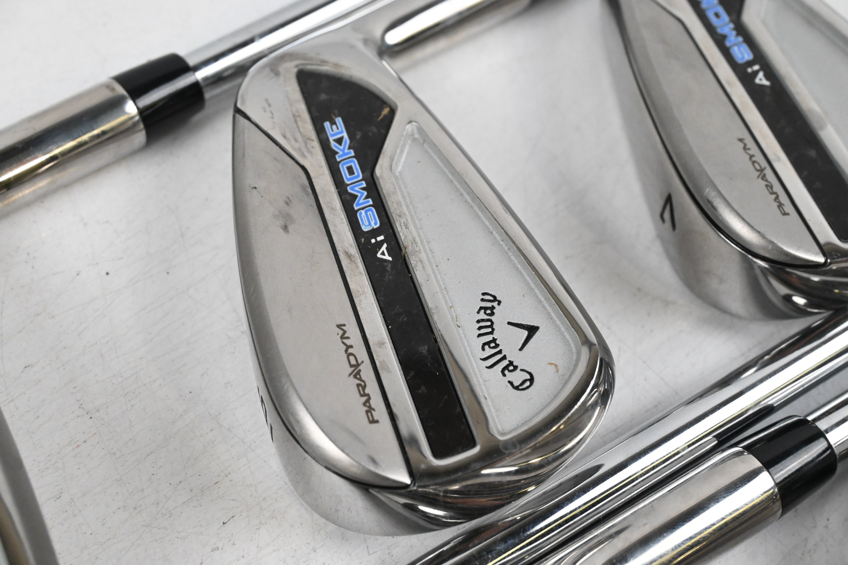 Callaway Paradym Ai Smoke Irons / 5-PW / Regular Flex Elevate MPH 95 Shafts