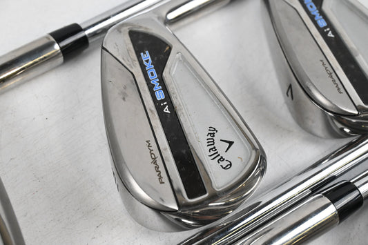 Callaway Paradym Ai Smoke Irons / 5-PW / Regular Flex Elevate MPH 95 Shafts