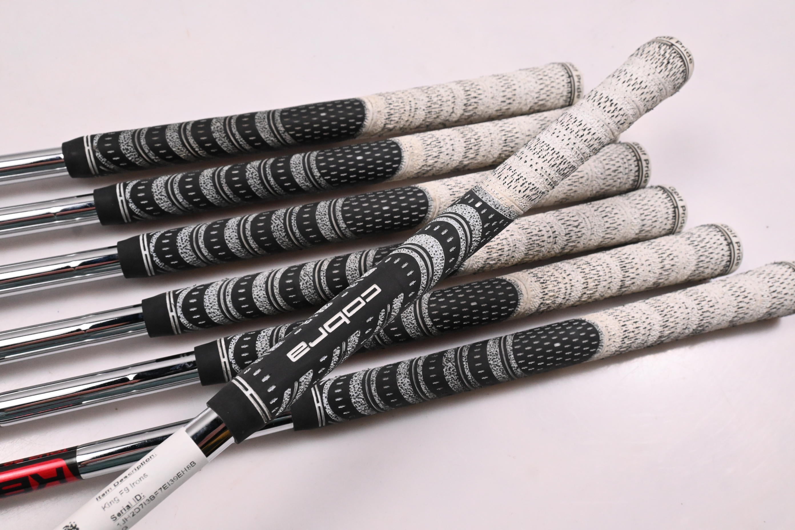 Cobra King F9 Irons / 5-PW+SW / Regular Flex KBS Tour 90 Shafts