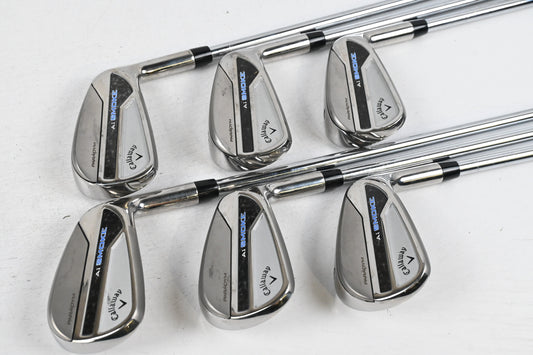 Callaway Paradym Ai Smoke Irons / 5-PW / Regular Flex Elevate MPH 95 Shafts