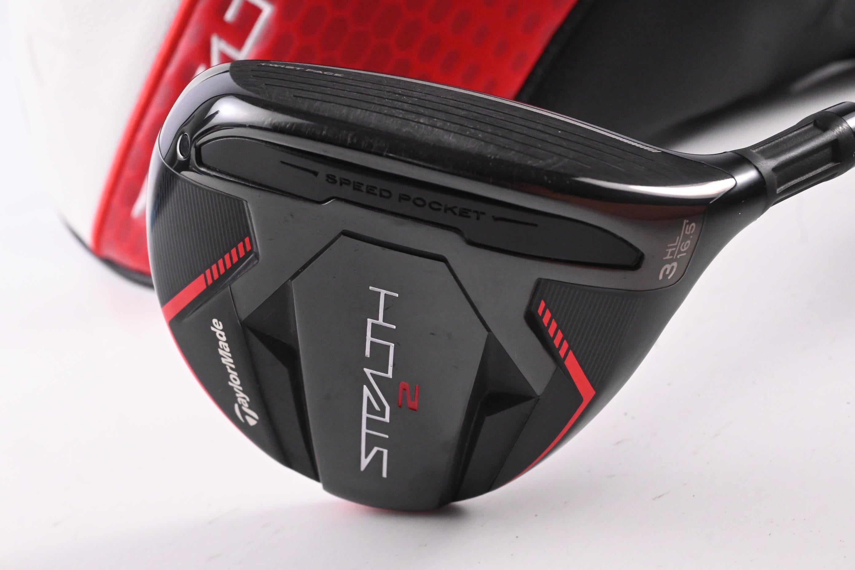 Taylormade Stealth 2 #3 Wood / 16.5 Degree / Stiff Flex Ventus TR Red 6 Shaft