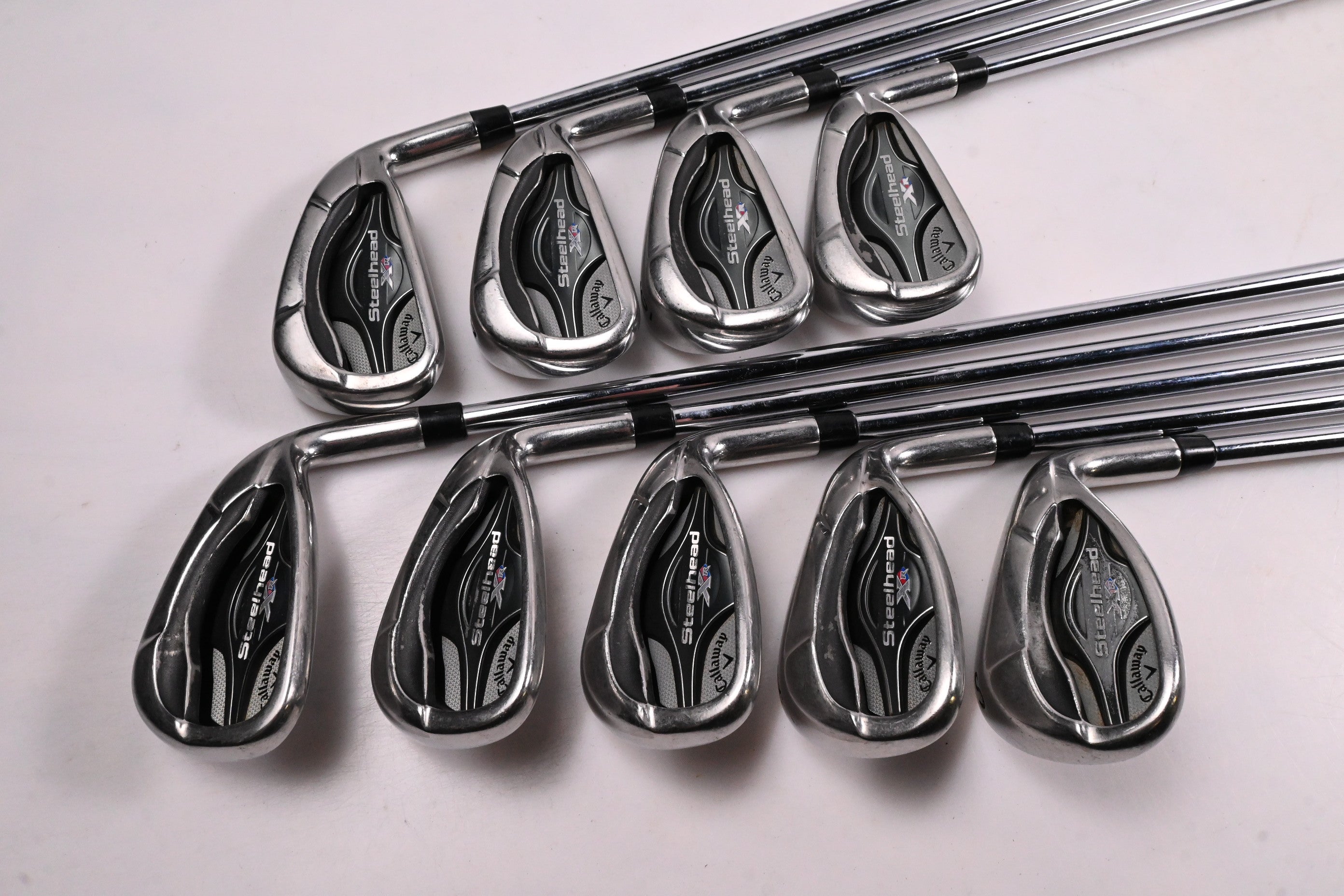 Callaway Steelhead XR Irons / 4-PW+AW+SW / Regular Flex XP 95 ST15 R300 Shafts