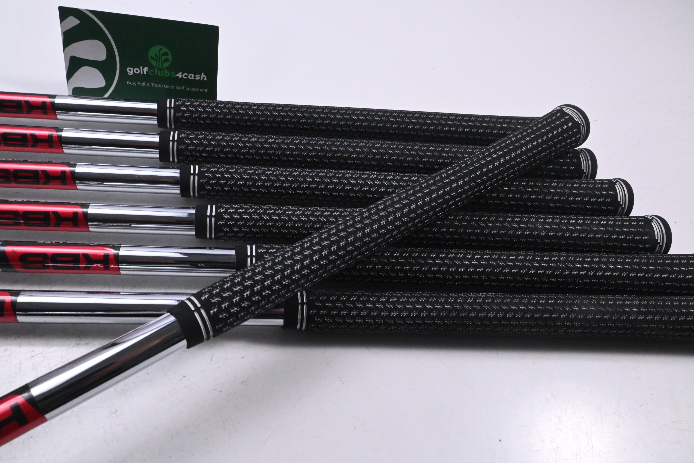 Cobra King Forged Tec 2023 Black Irons / 4-PW / Stiff Flex KBS $-Taper Lite