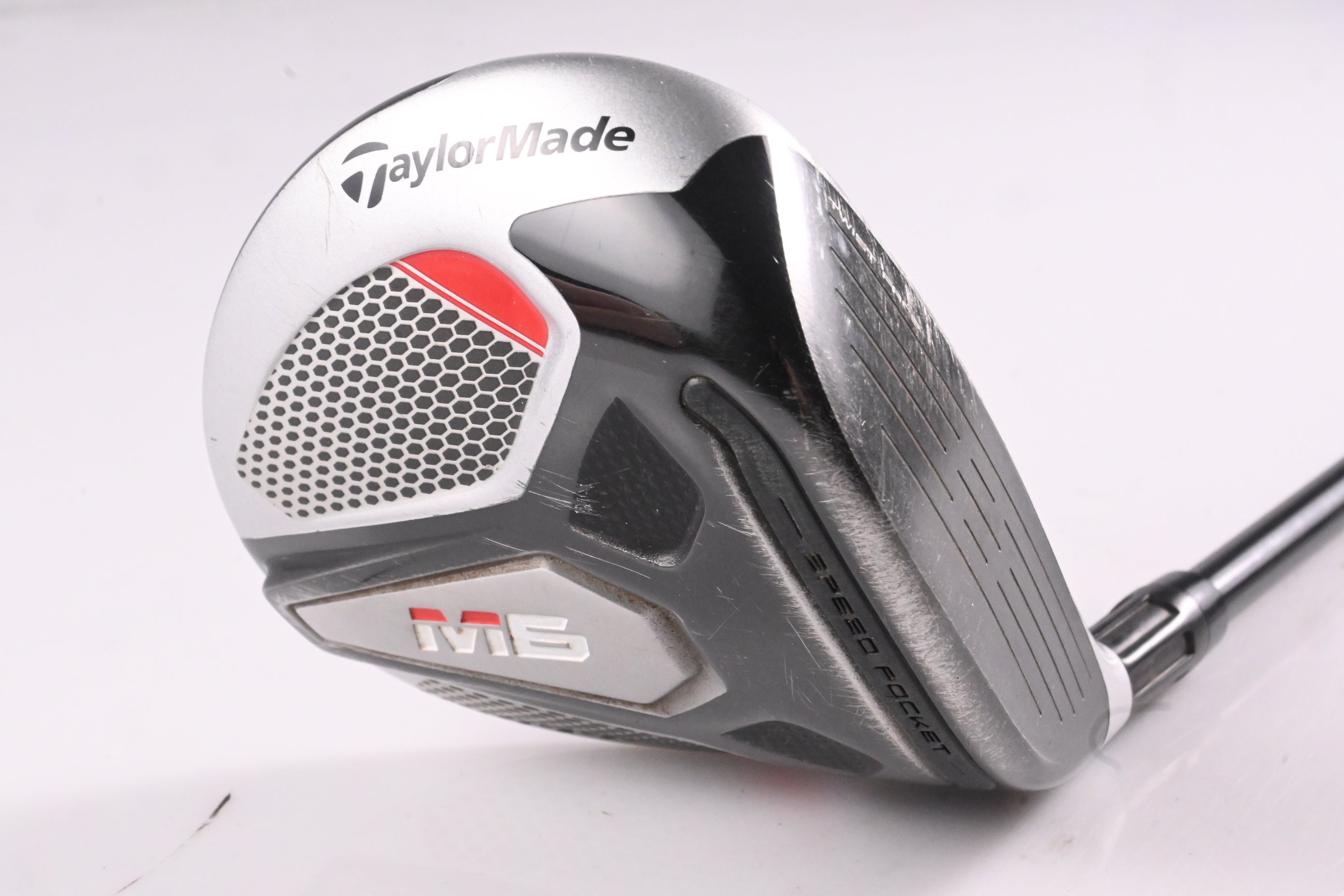 Taylormade M6 #3 Wood / 15 Degree / Stiff Flex Fujikura Atmos Orange 6 Shaft