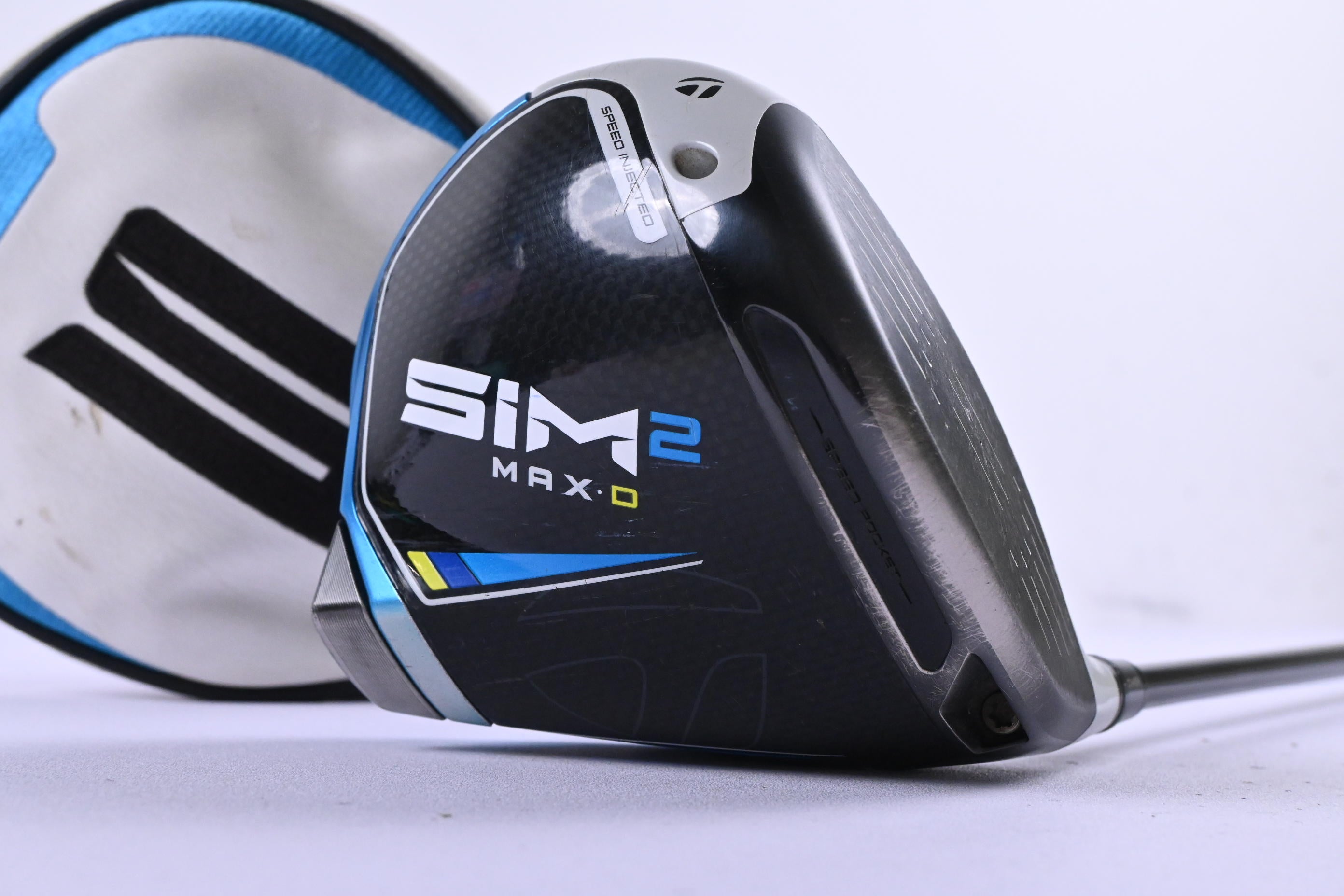 Taylormade SIM2 Max D Driver / 9 Degree / Stiff Flex Tensei AV Raw Blue 60 Shaft