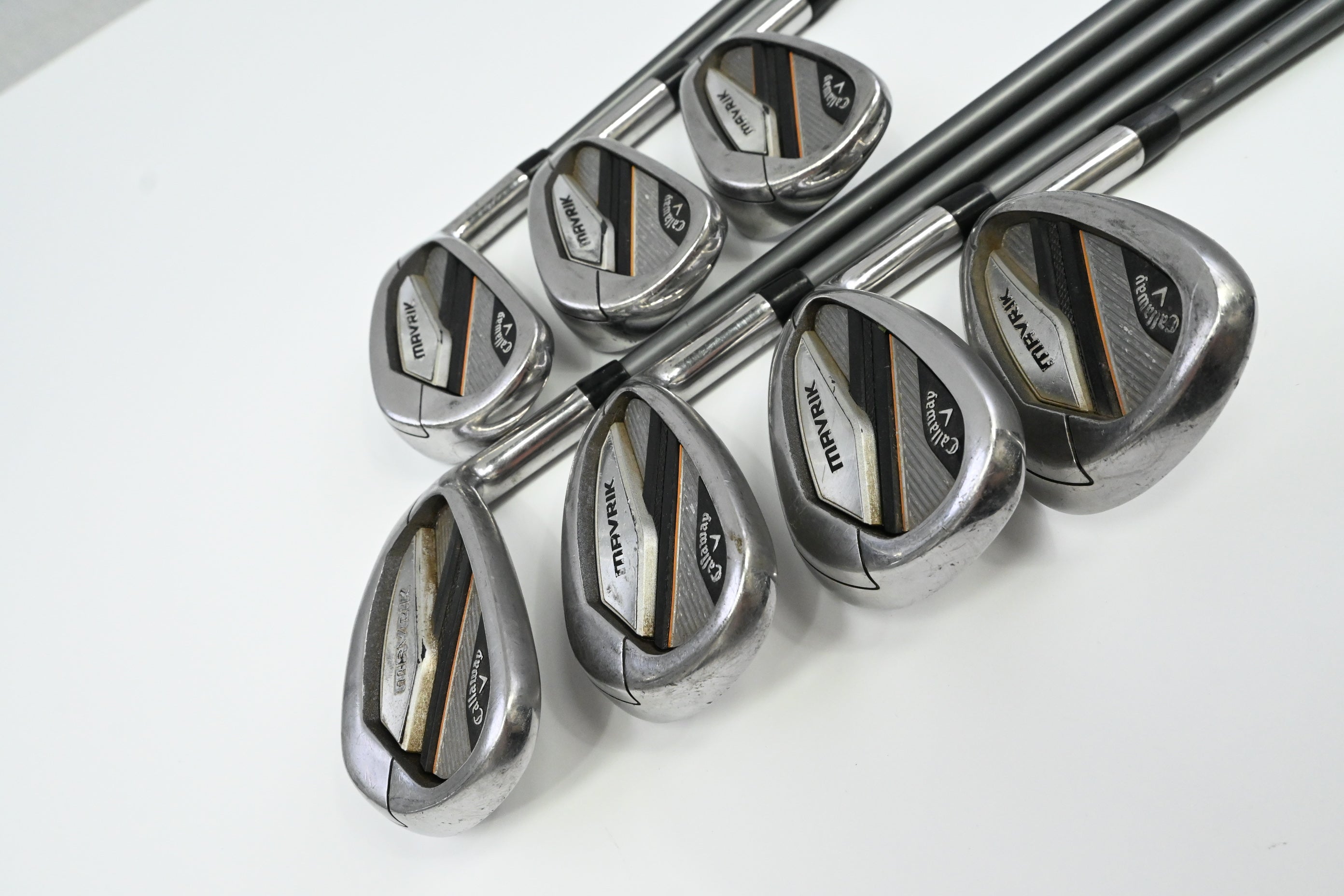 Callaway Mavrik Irons / 6-PW+AW+SW / Regular Flex Catalyst 65 Shafts