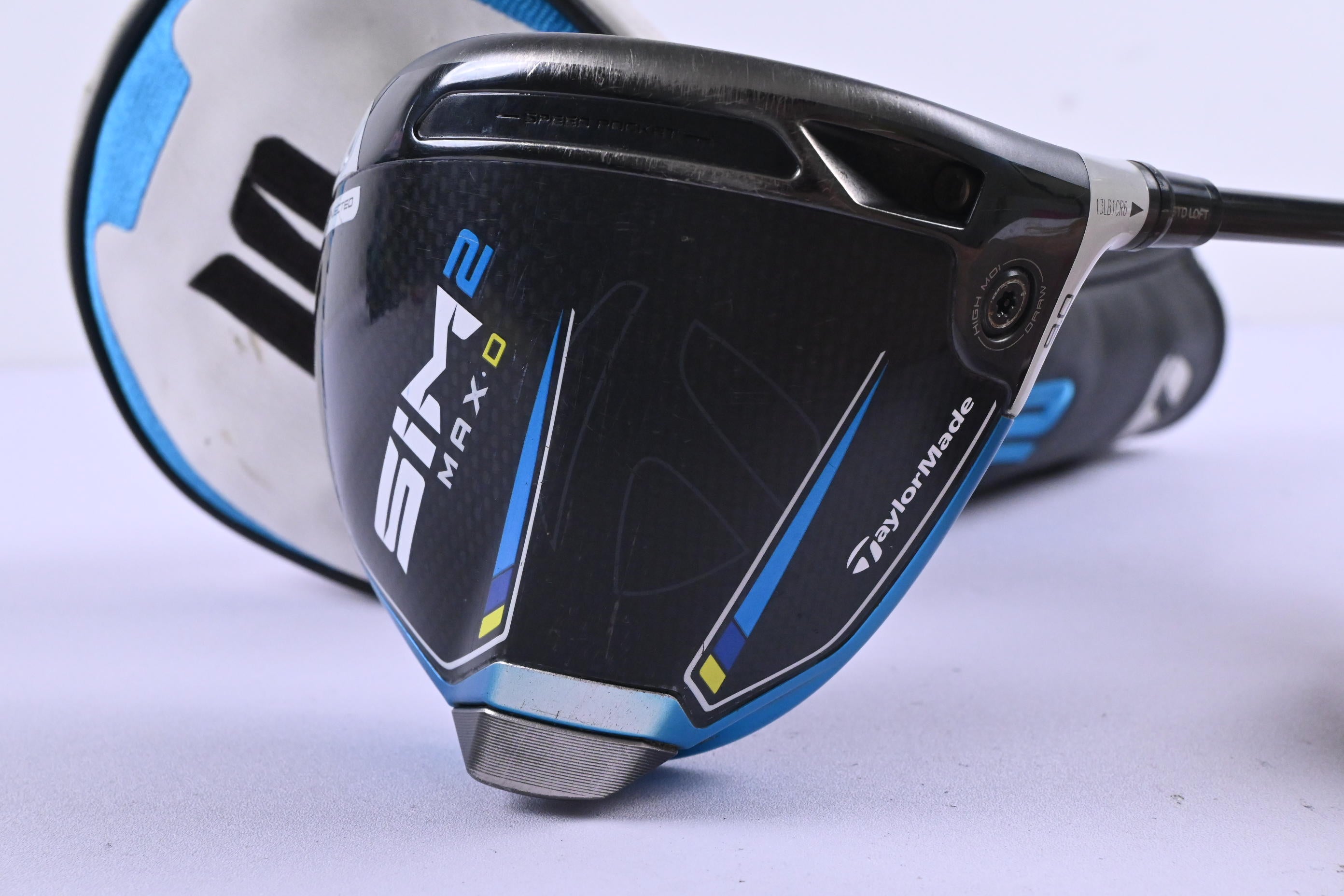Taylormade SIM2 Max D Driver / 9 Degree / Stiff Flex Tensei AV Raw Blue 60 Shaft