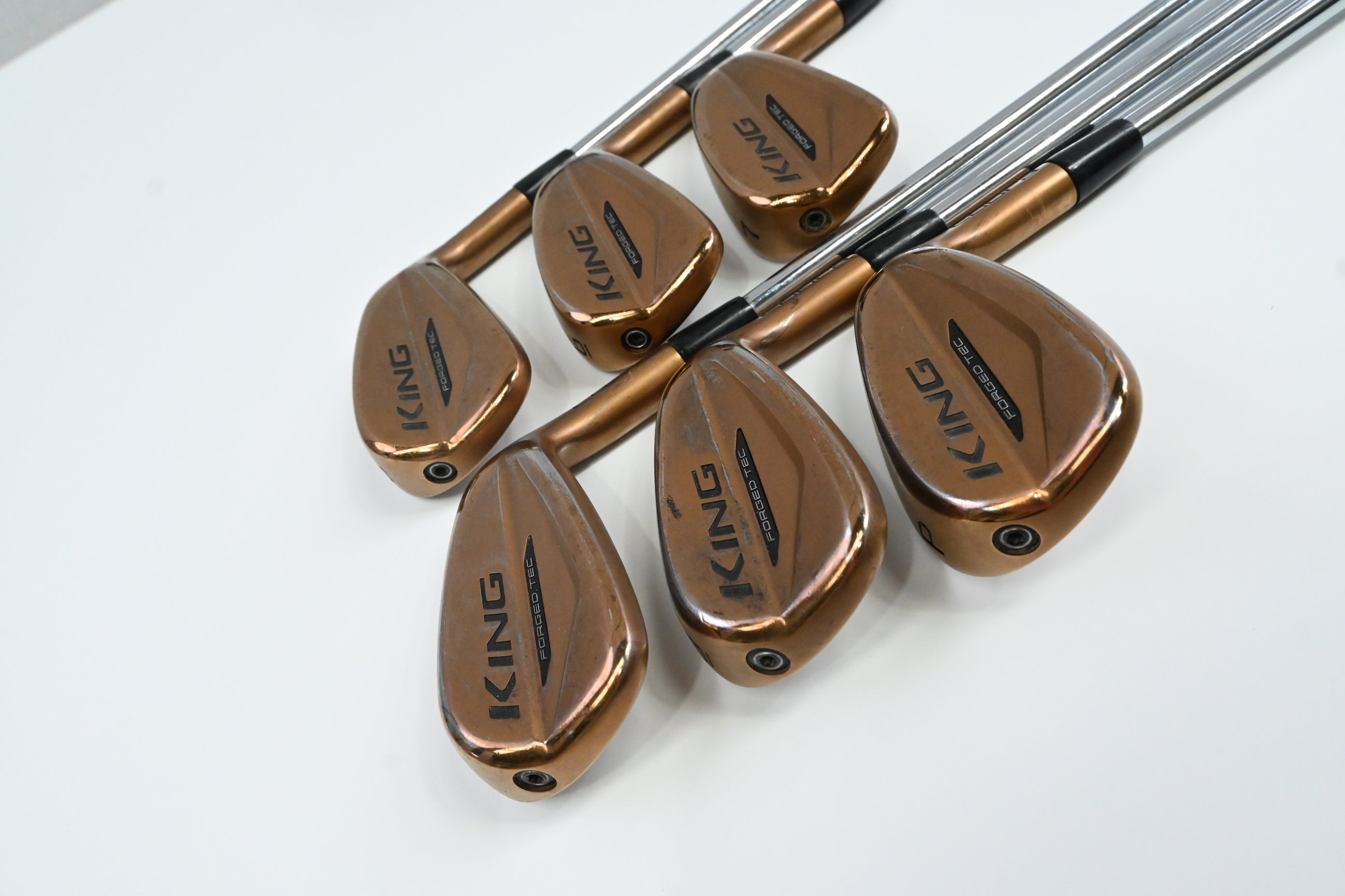 Cobra King Forged Tec Copper Irons / 5-PW / Regular Flex KBS Tour 90 Shafts