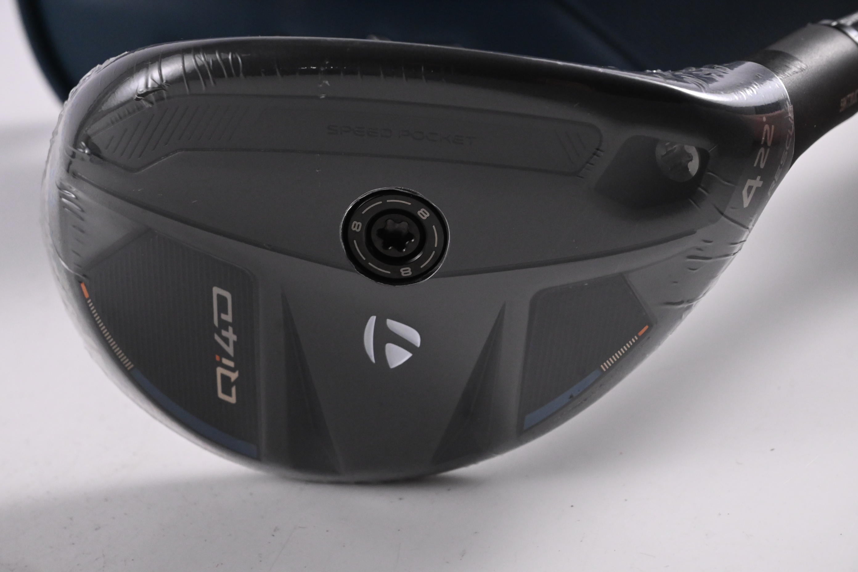 Taylormade Qi4D #4 Hybrid / 22 Degree / Stiff Flex KBS Reax 75 Shaft