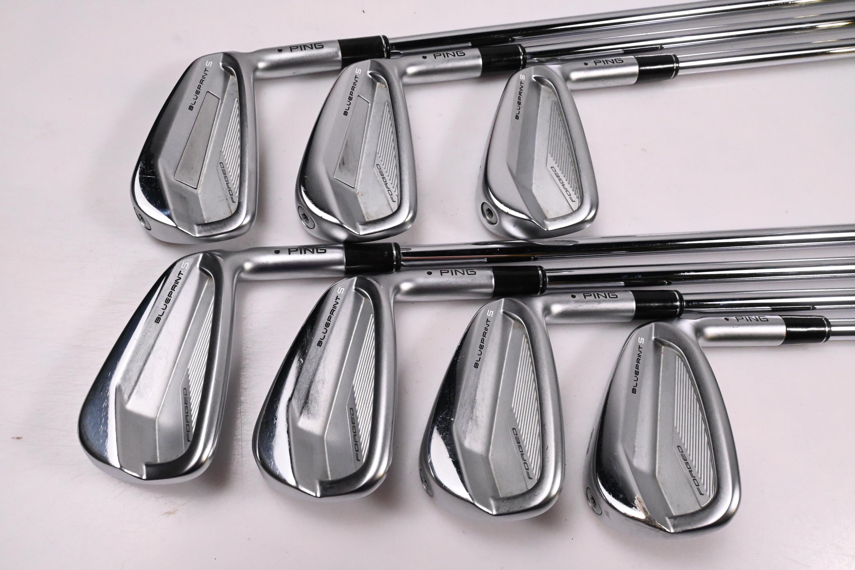 Ping Blueprint S Irons / 4-PW / Black Dot / Stiff Flex Project X LZ 120 Shafts