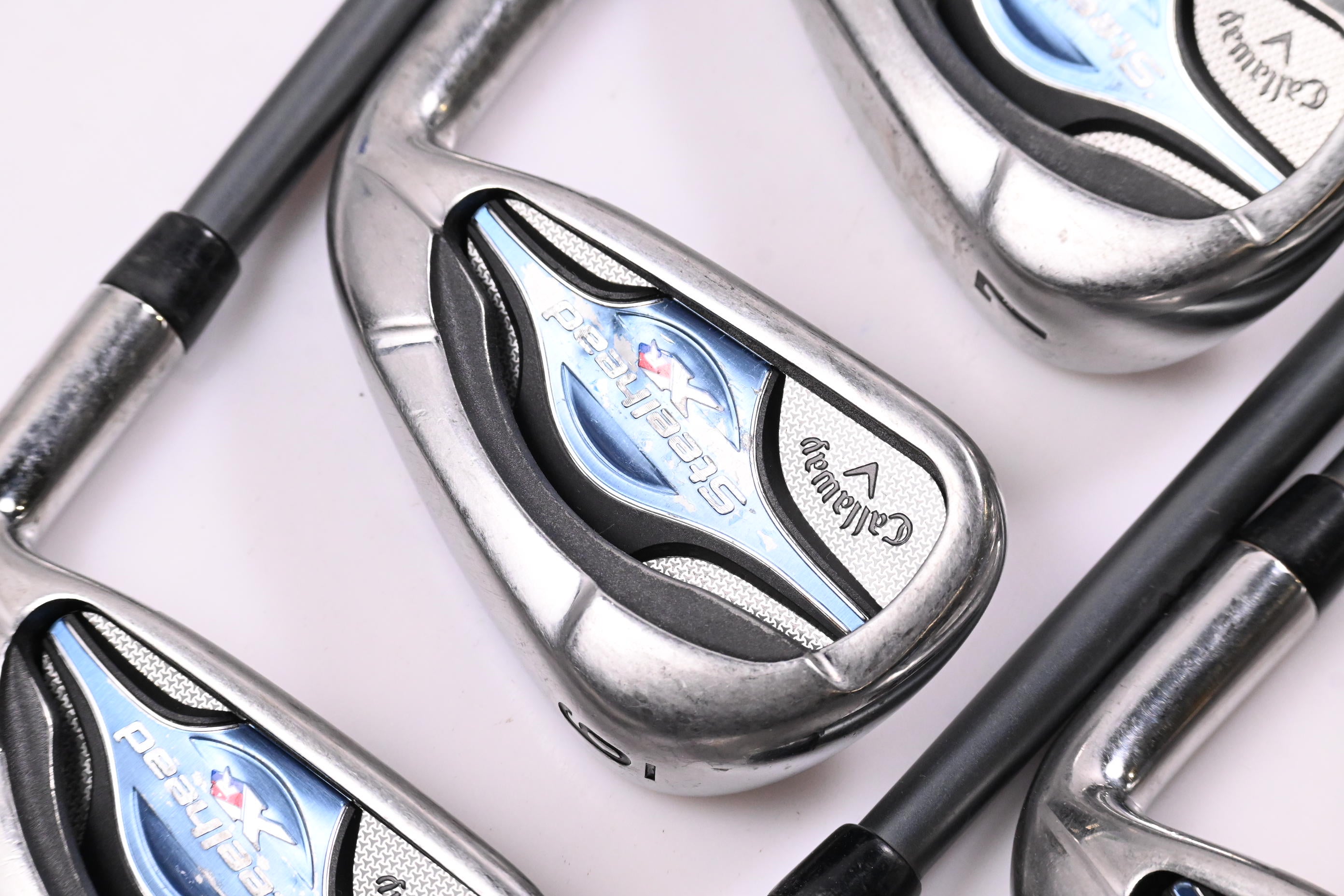 Ladies Callaway Steelhead XR Irons / 5-PW+GW+SW / Ladies Flex Matrix Program 50
