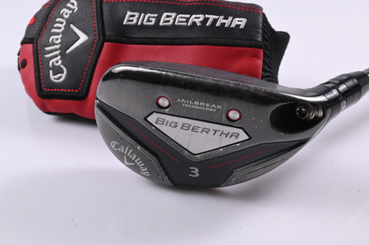 Callaway Big Bertha 2019 #3 Hybrid / 18 Degree / Regular Flex UST Recoil ESX 460