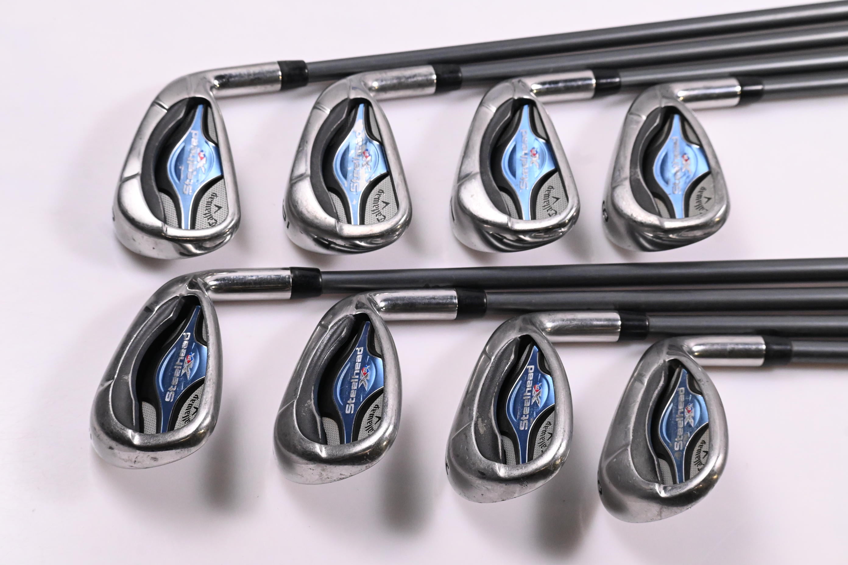 Ladies Callaway Steelhead XR Irons / 5-PW+GW+SW / Ladies Flex Matrix Program 50