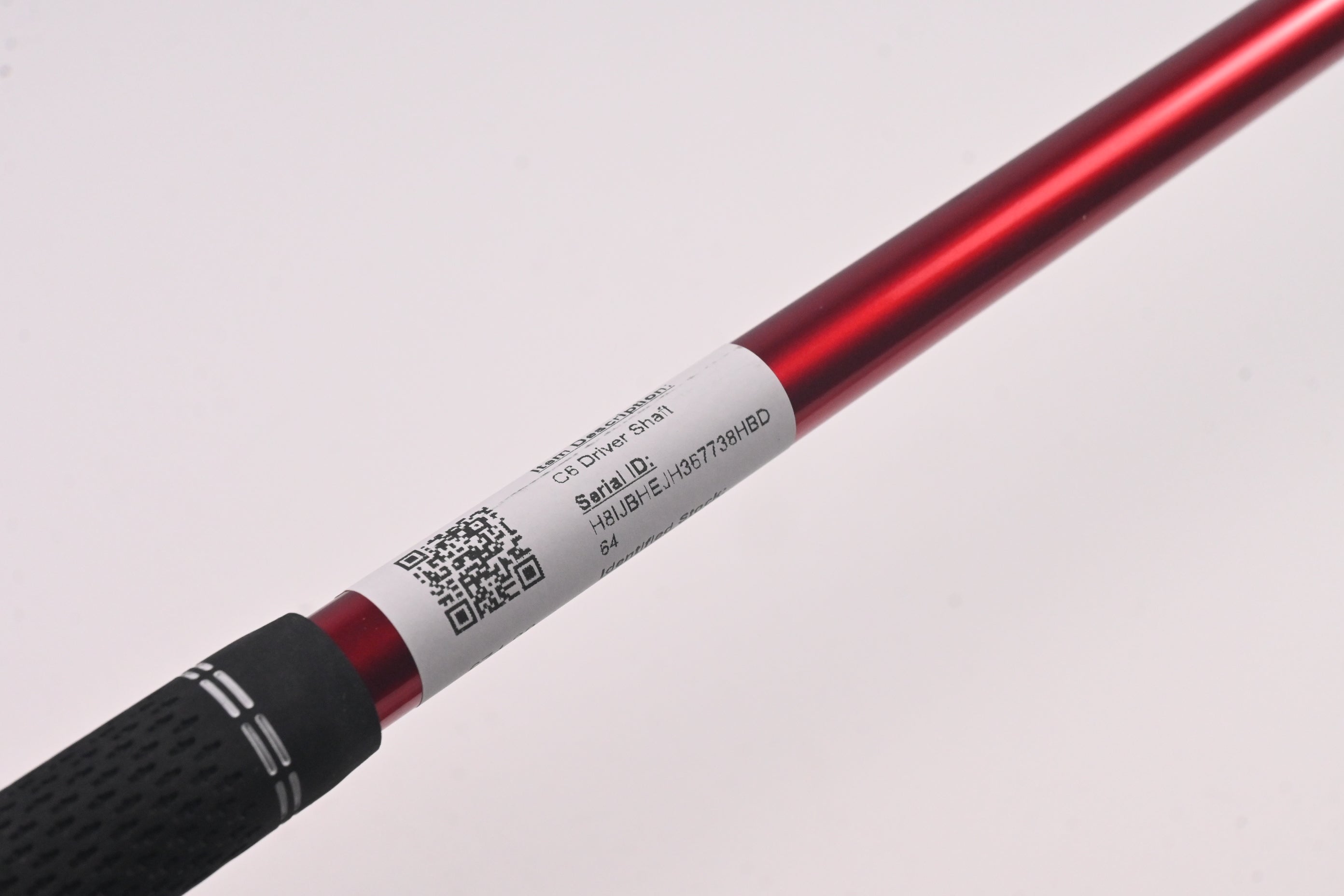 Mitsubishi Chemical C6 Red 60 Driver Shaft / Stiff Flex / Ping 3rd Gen