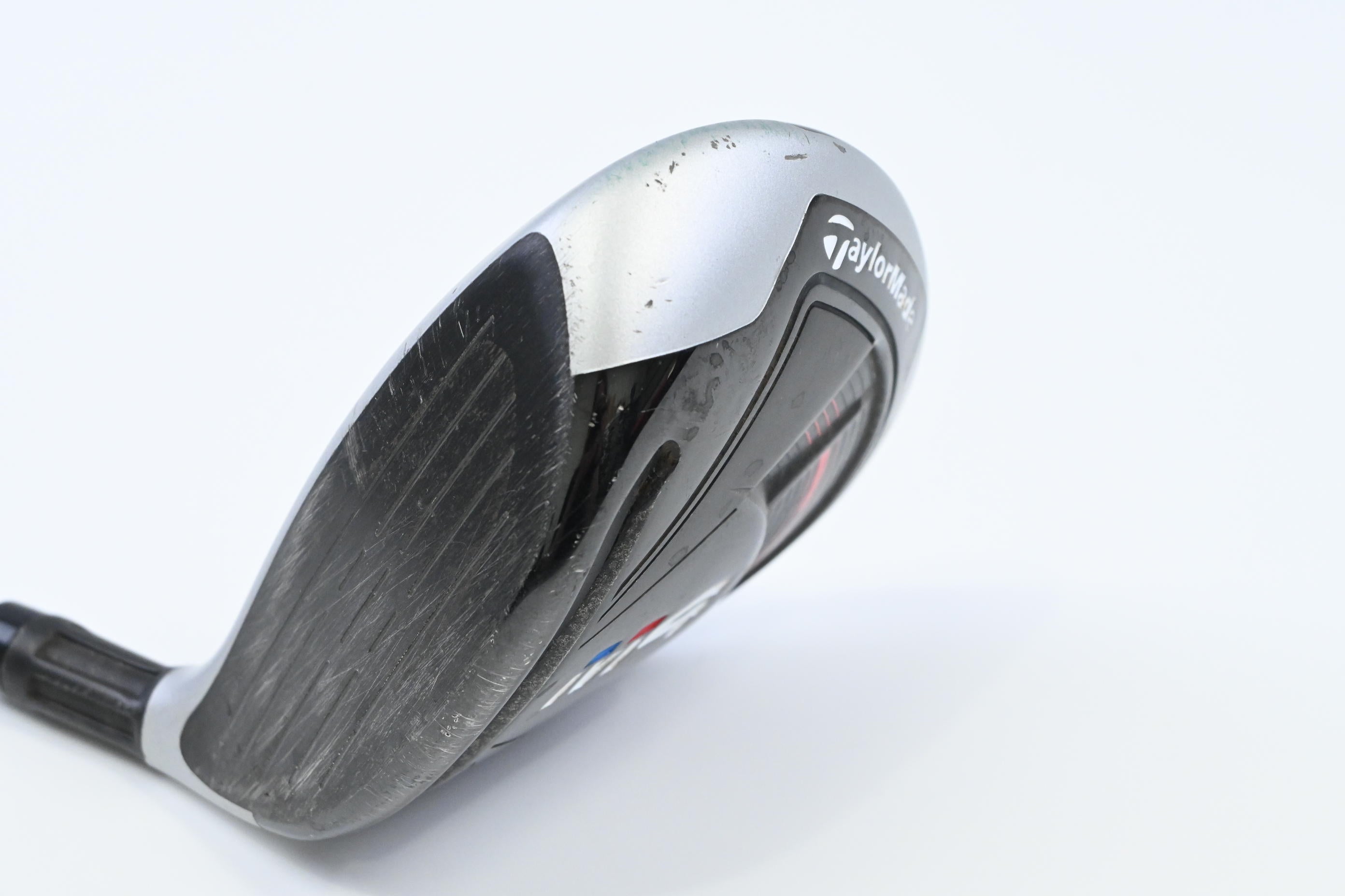 Left Hand Taylormade M4 #5 Wood / 18 Degree / Senior Flex Tensei CK Blue 65