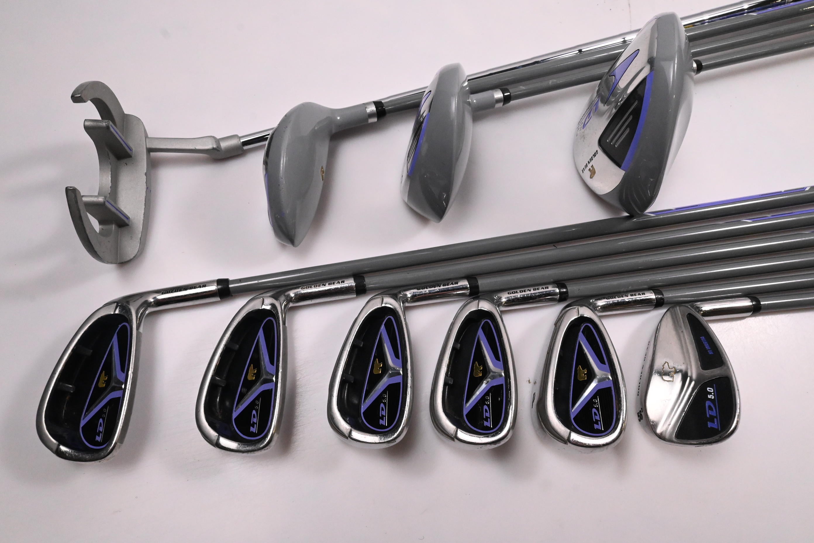 Ladies Nicklaus Golden Bear Package Set / Woods, Irons, Putter, Bag
