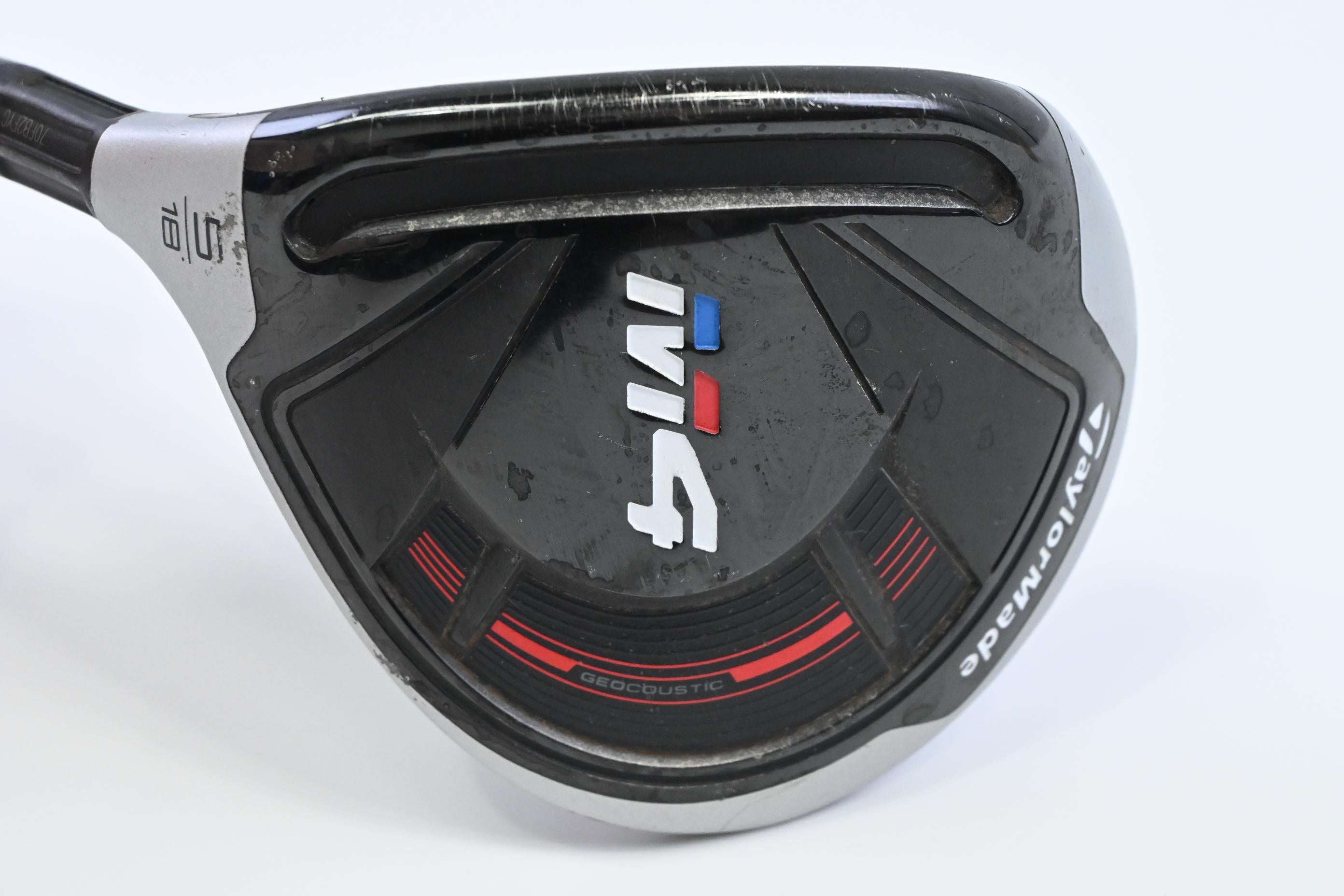 Left Hand Taylormade M4 #5 Wood / 18 Degree / Senior Flex Tensei CK Blue 65