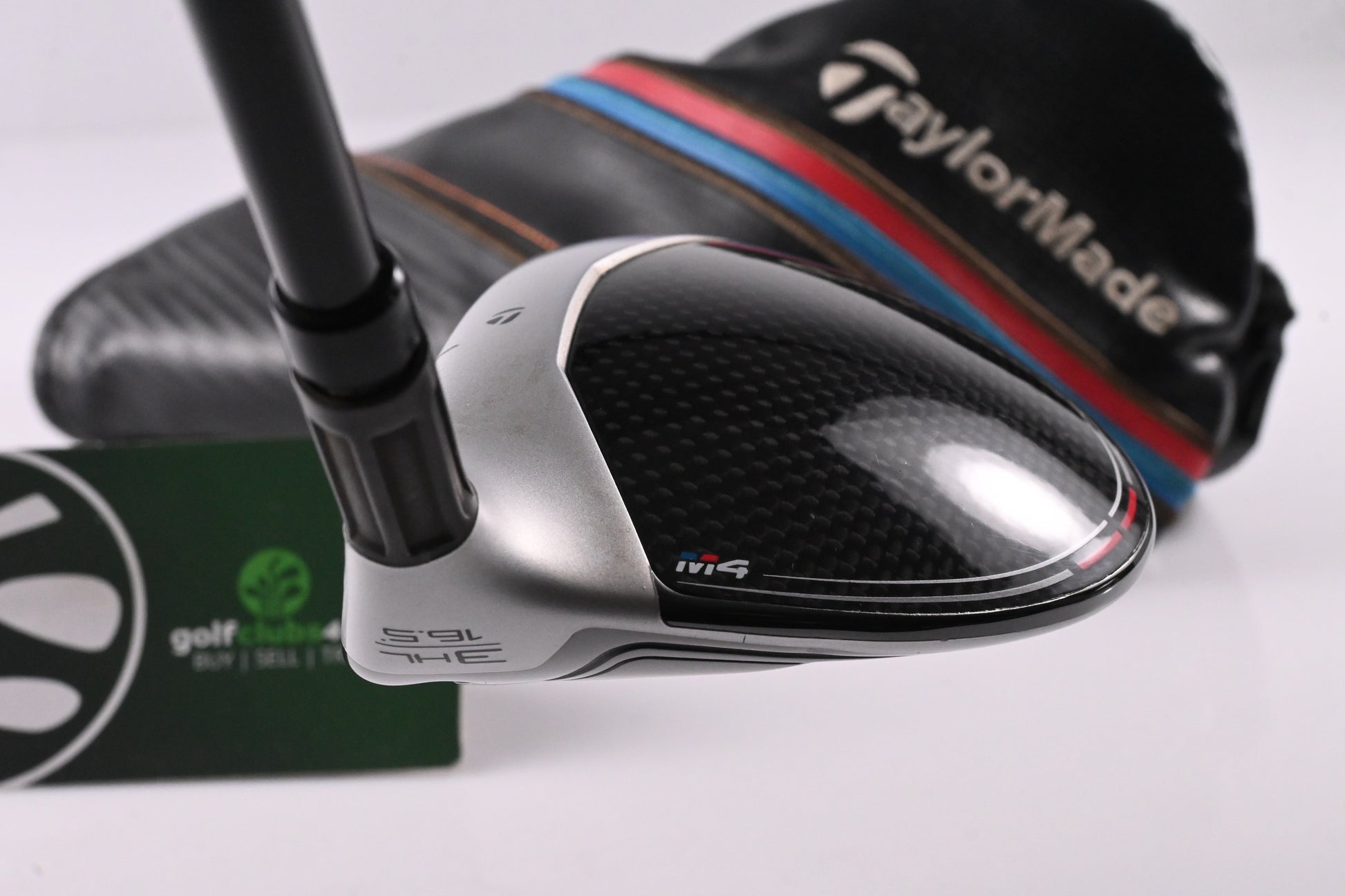 Taylormade M4 #3HL Wood / 16.5 Degree / Regular Flex Fujikura Atmos Red 5 Shaft