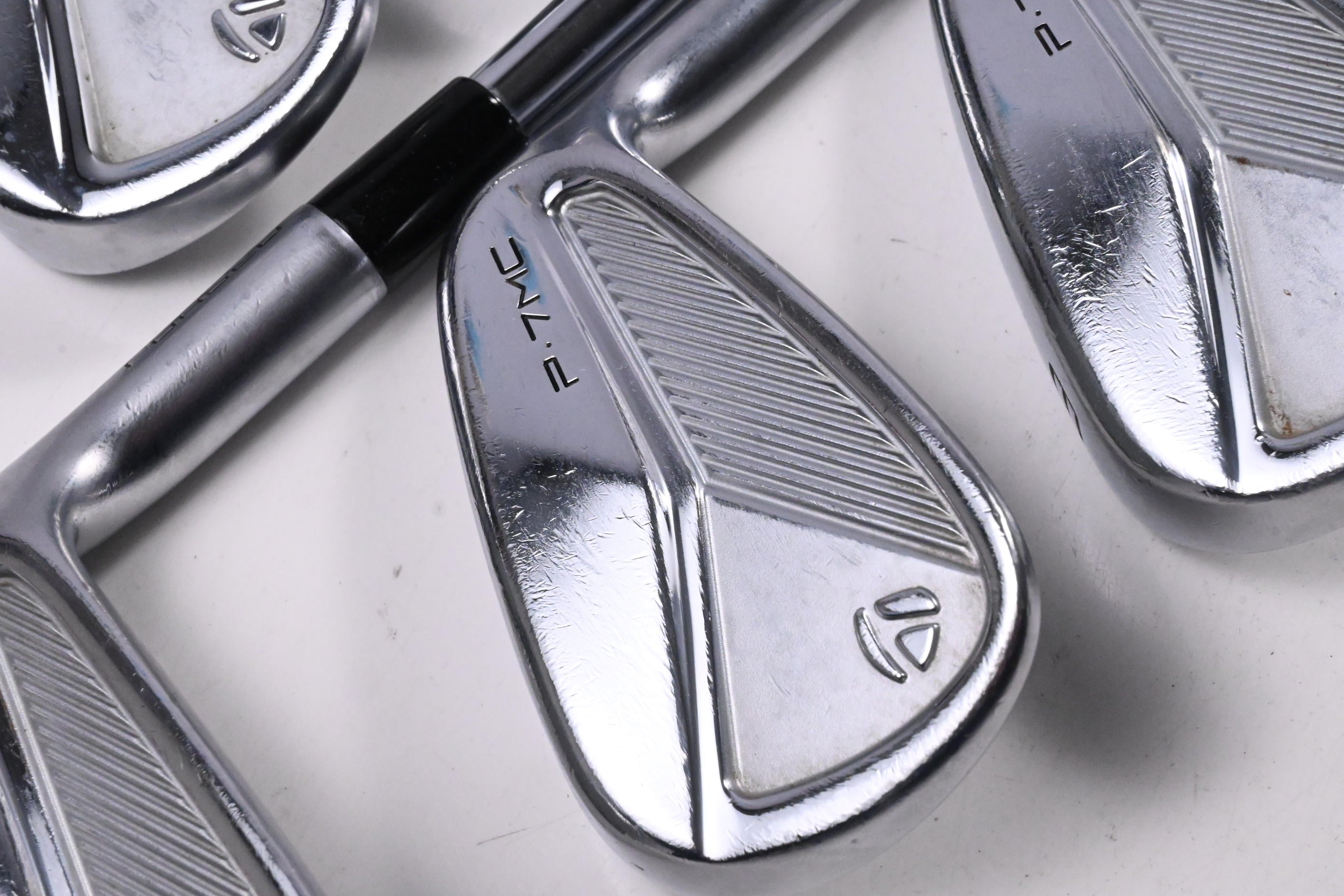 Taylormade P7MC 2023 Irons / 4-PW / Stiff Flex AMT Tour White S400 Shafts