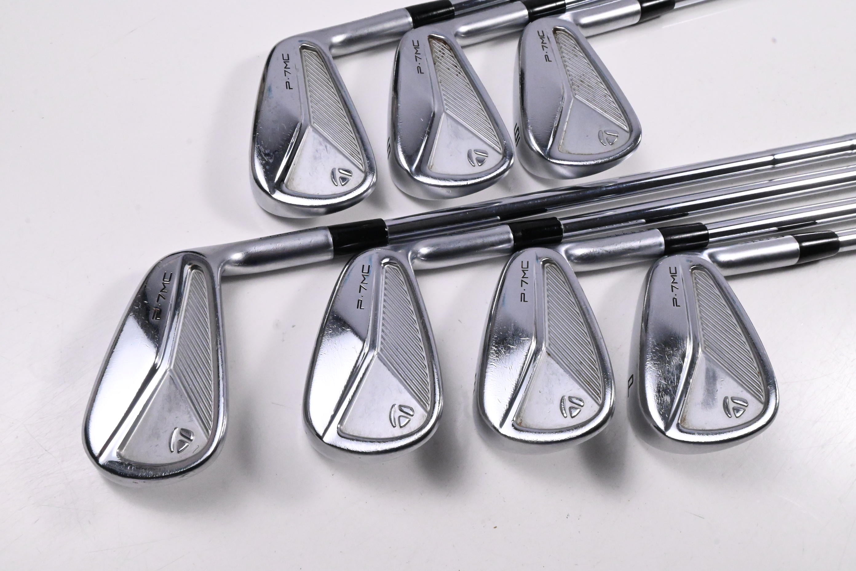 Taylormade P7MC 2023 Irons / 4-PW / Stiff Flex AMT Tour White S400 Shafts
